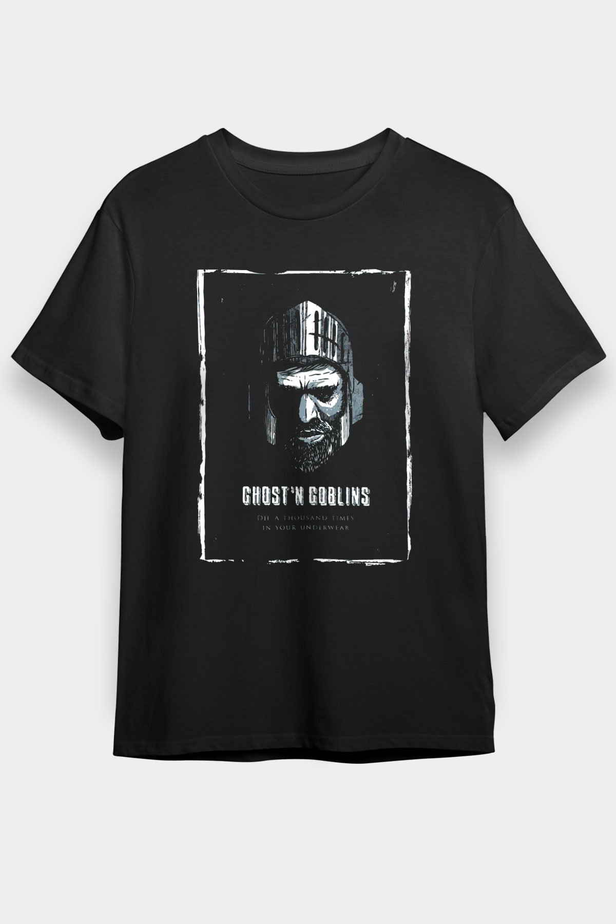 Ghosts 'n Goblins Siyah Unisex Tişört T-Shirt