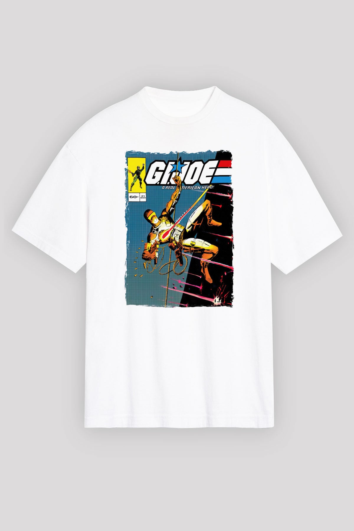 GI JOE Beyaz Unisex Tişört