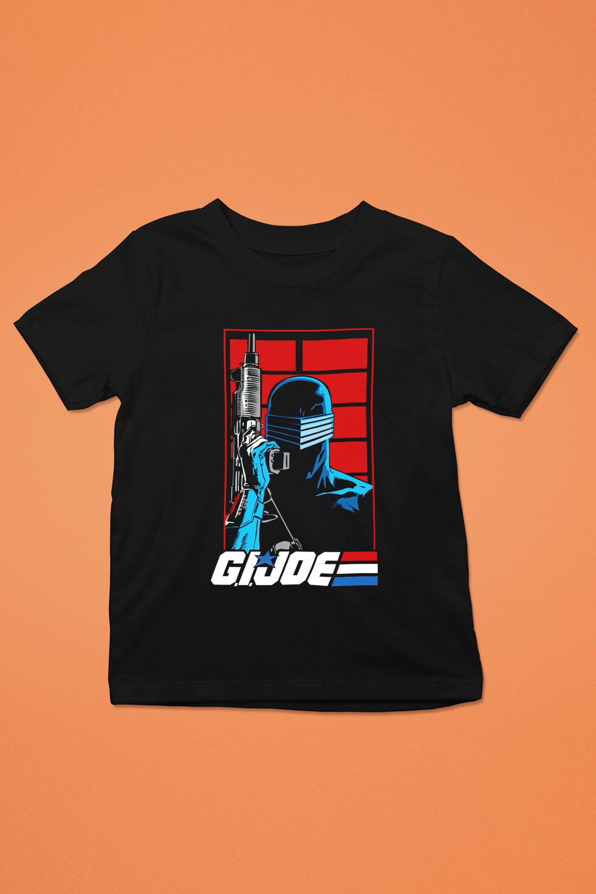 GI JOE Siyah Unisex  Çocuk Tişört