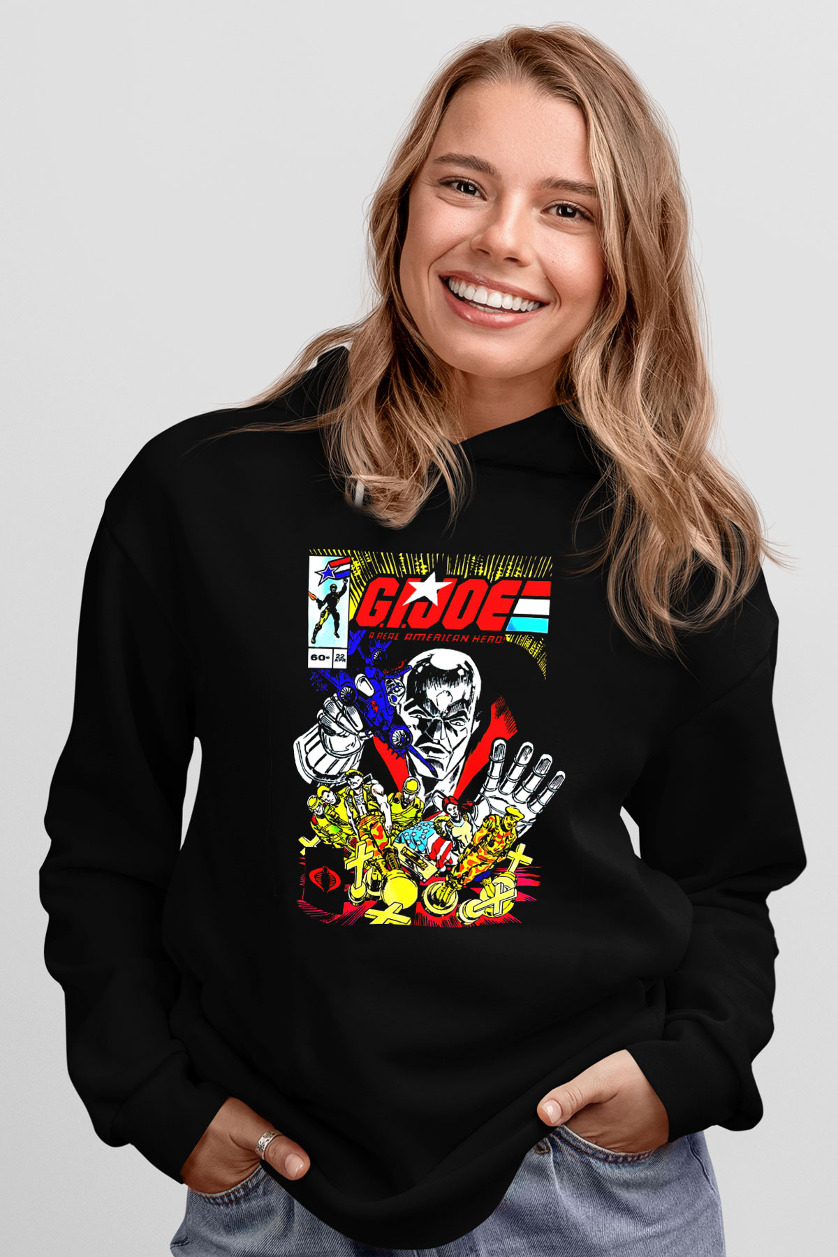 GI JOE Siyah Unisex Hoodie