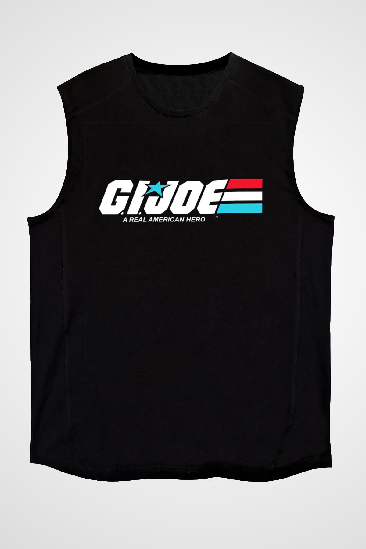 GI JOE Siyah Unisex Kolsuz Tişört