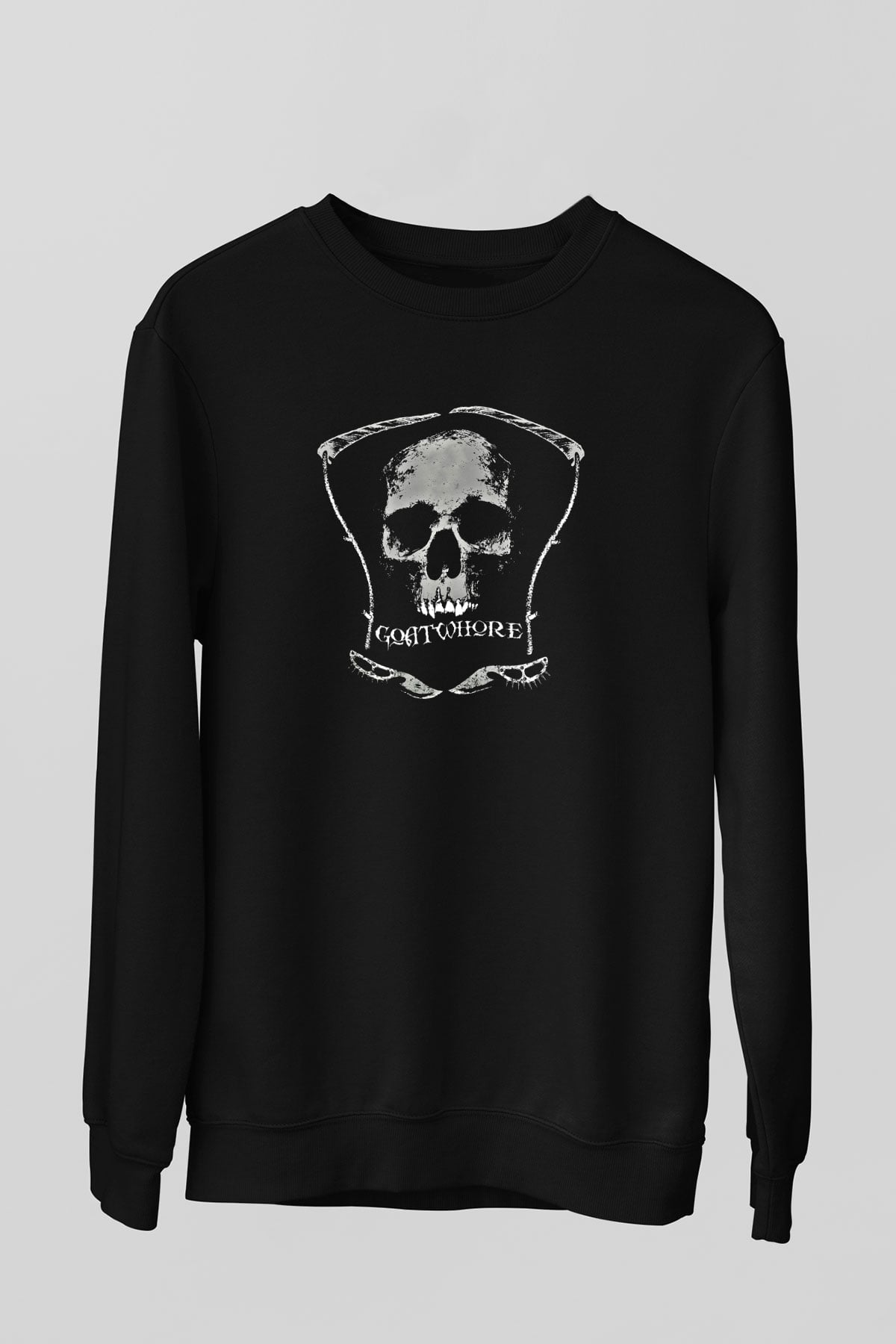 Goatwhore Baskılı Unisex Siyah Sweatshirt