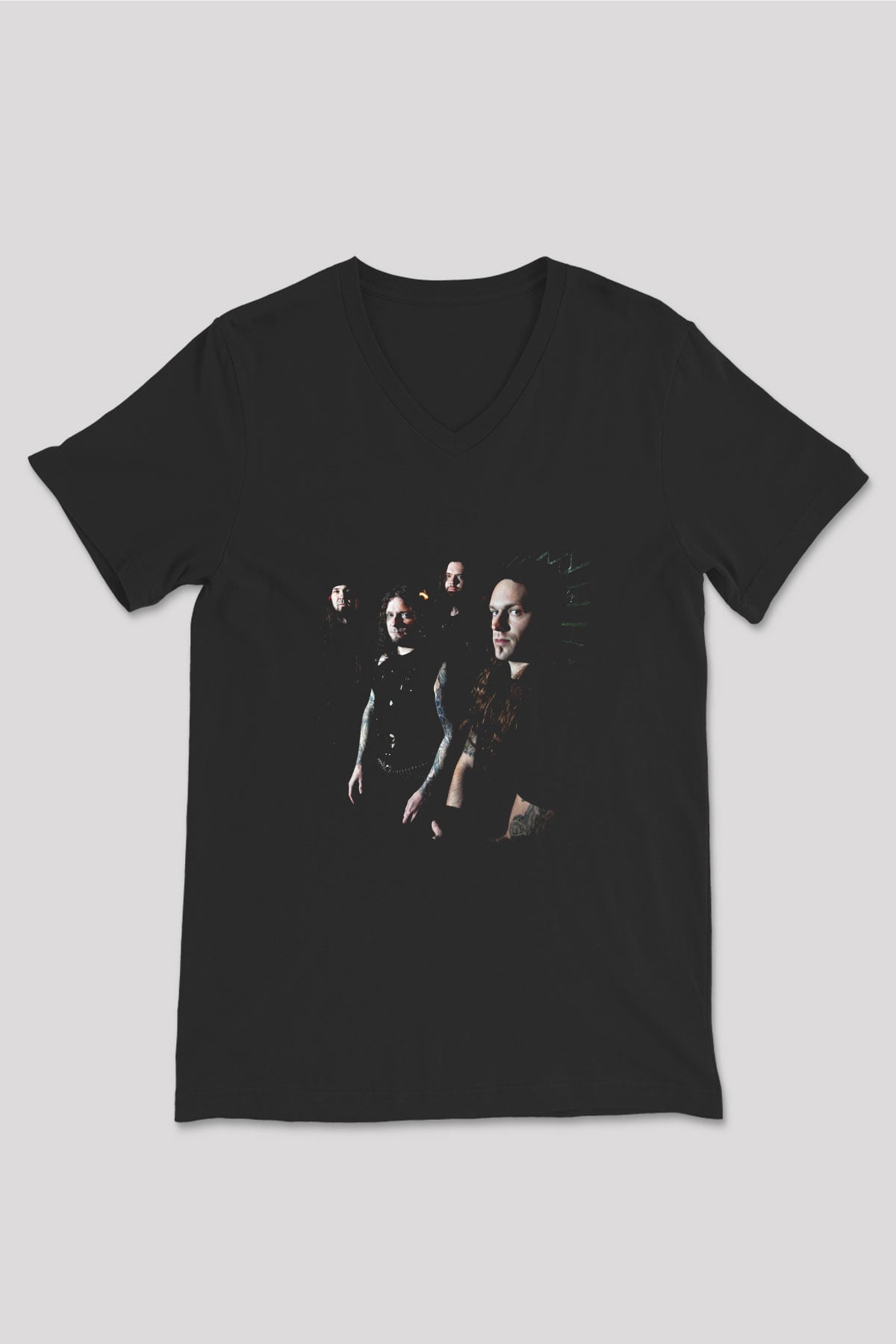 Goatwhore Baskılı Unisex Siyah V Yaka Tişört