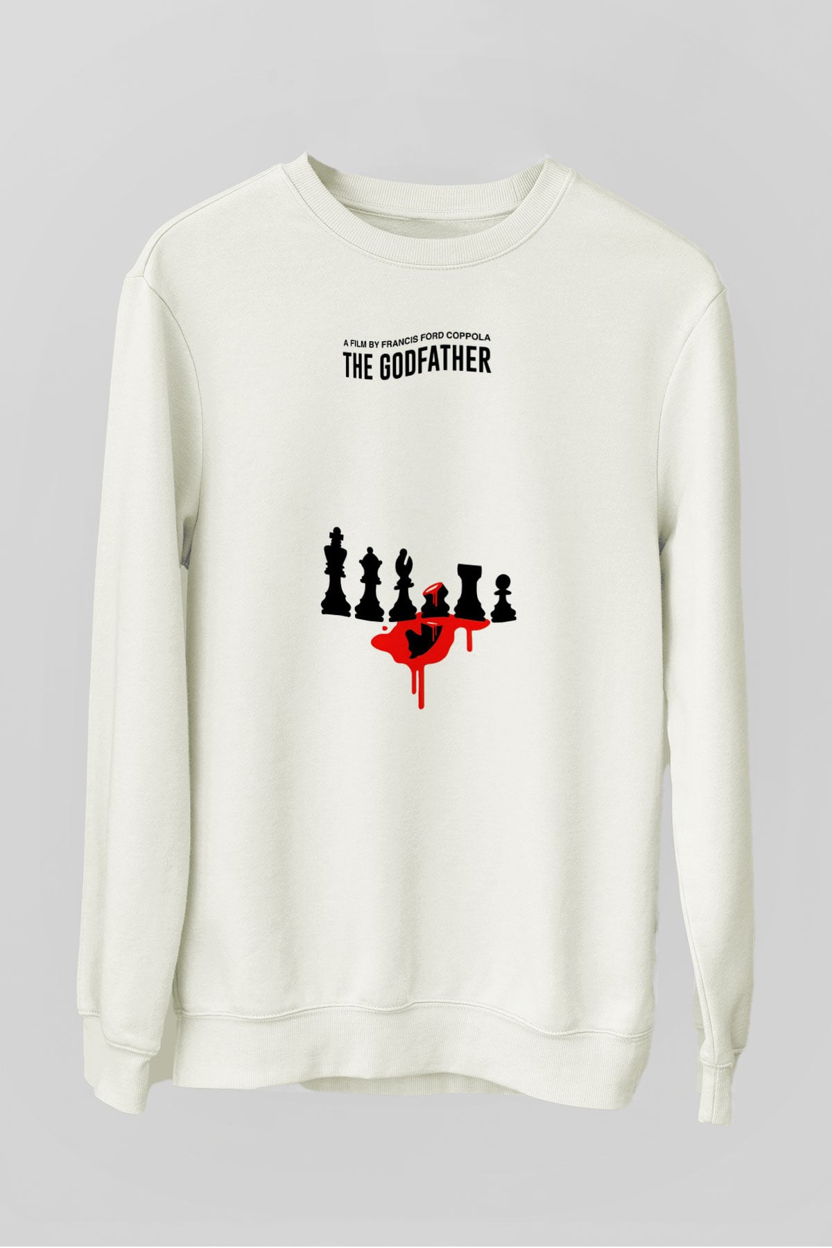 Godfather Beyaz Unisex Sweatshirt