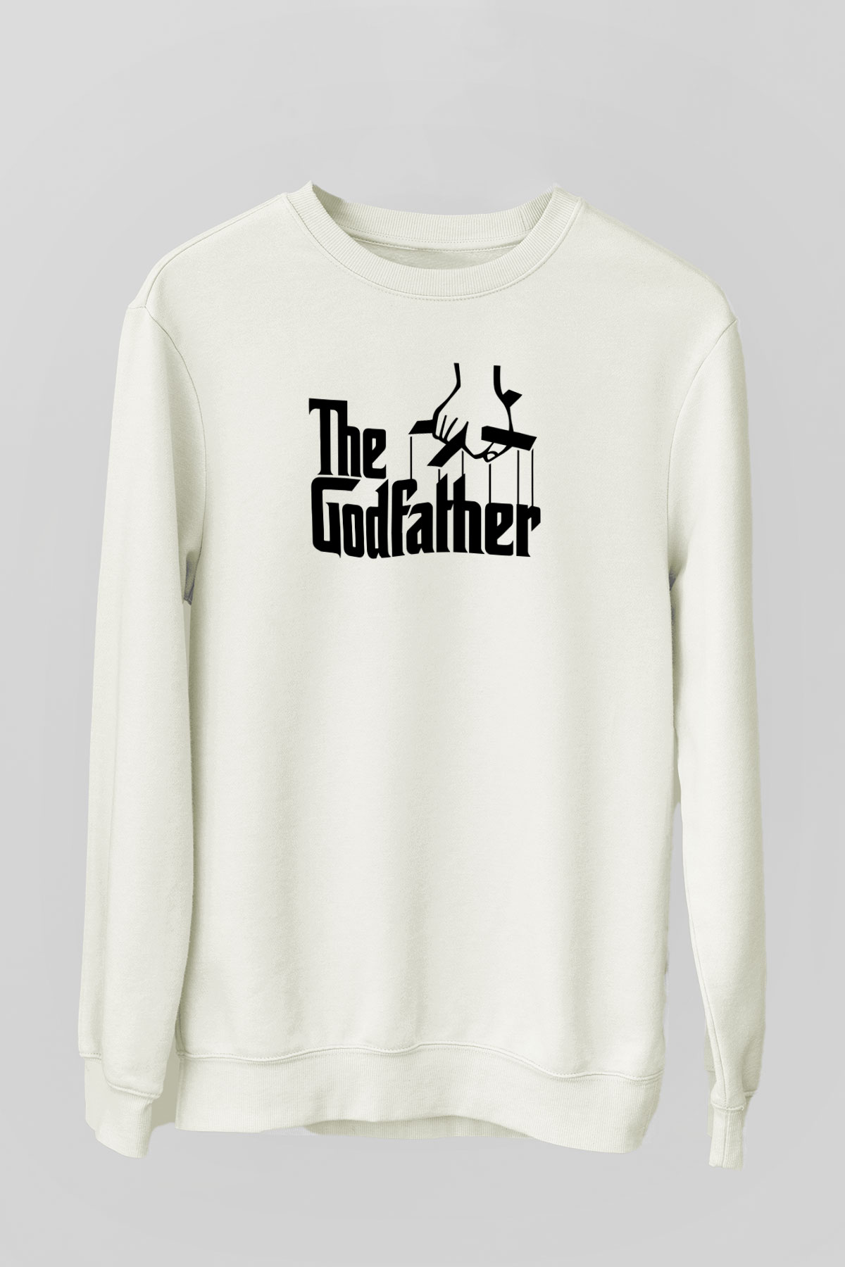Godfather Beyaz Unisex Sweatshirt
