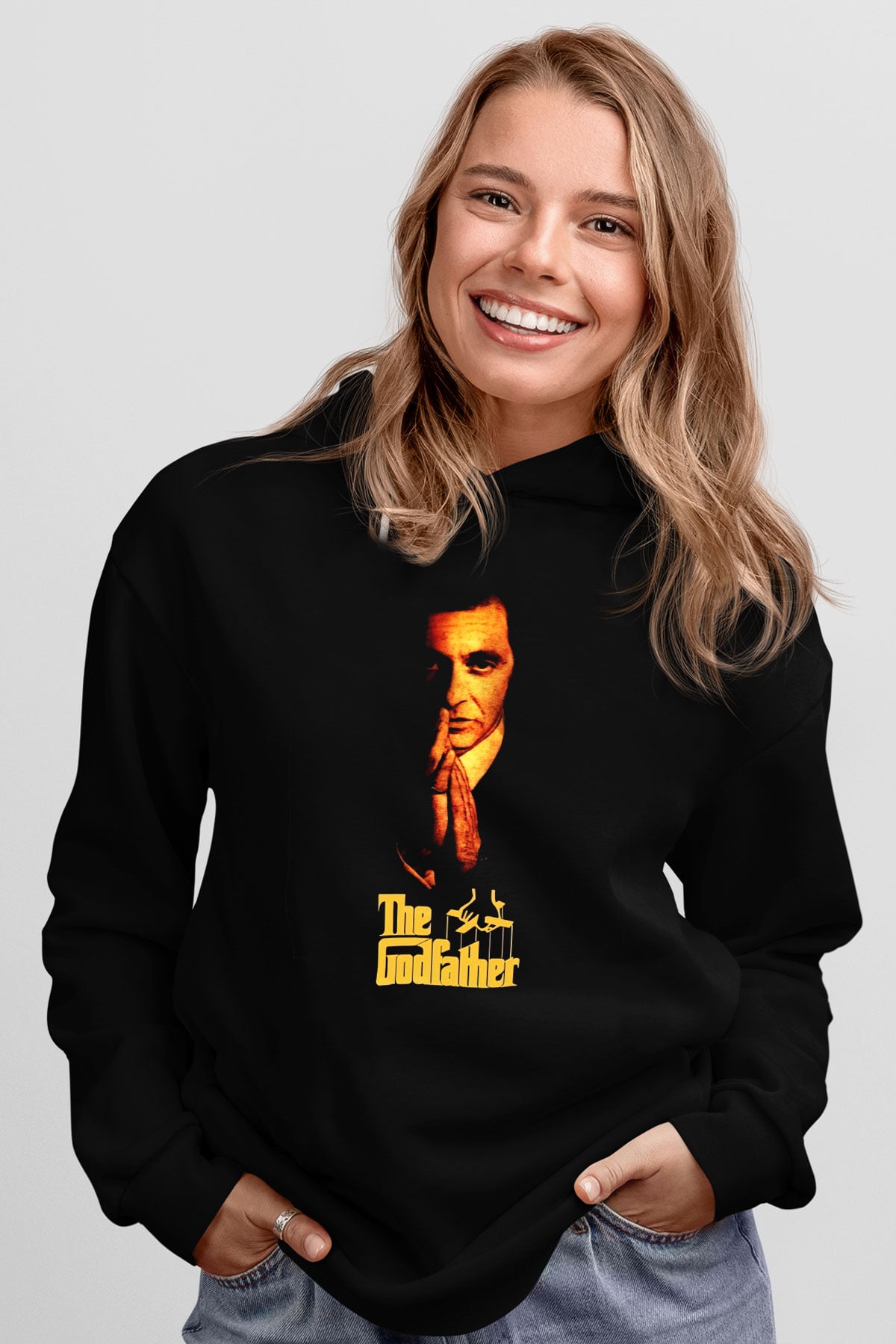 Godfather Siyah Unisex Hoodie