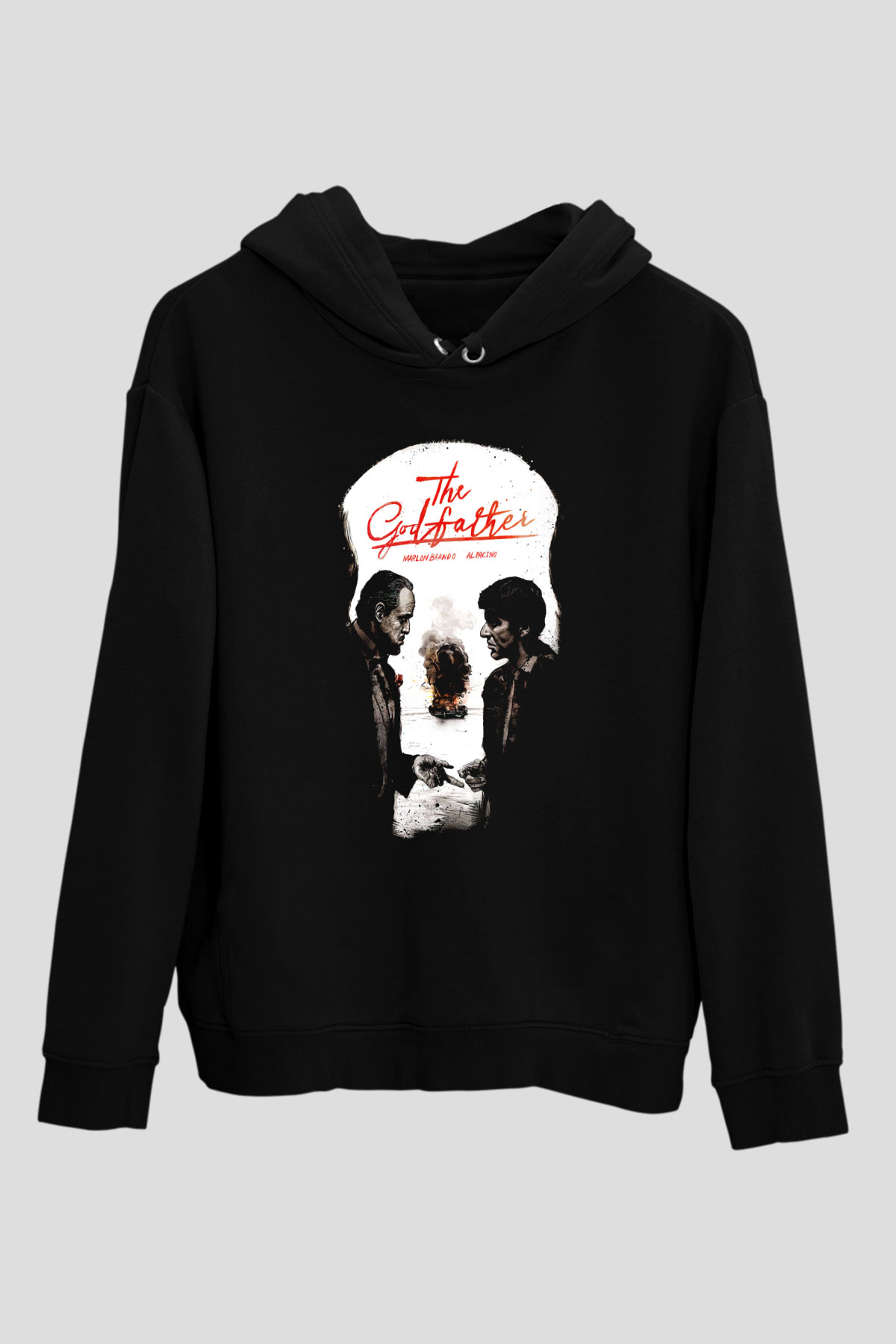 Godfather Siyah Unisex Hoodie