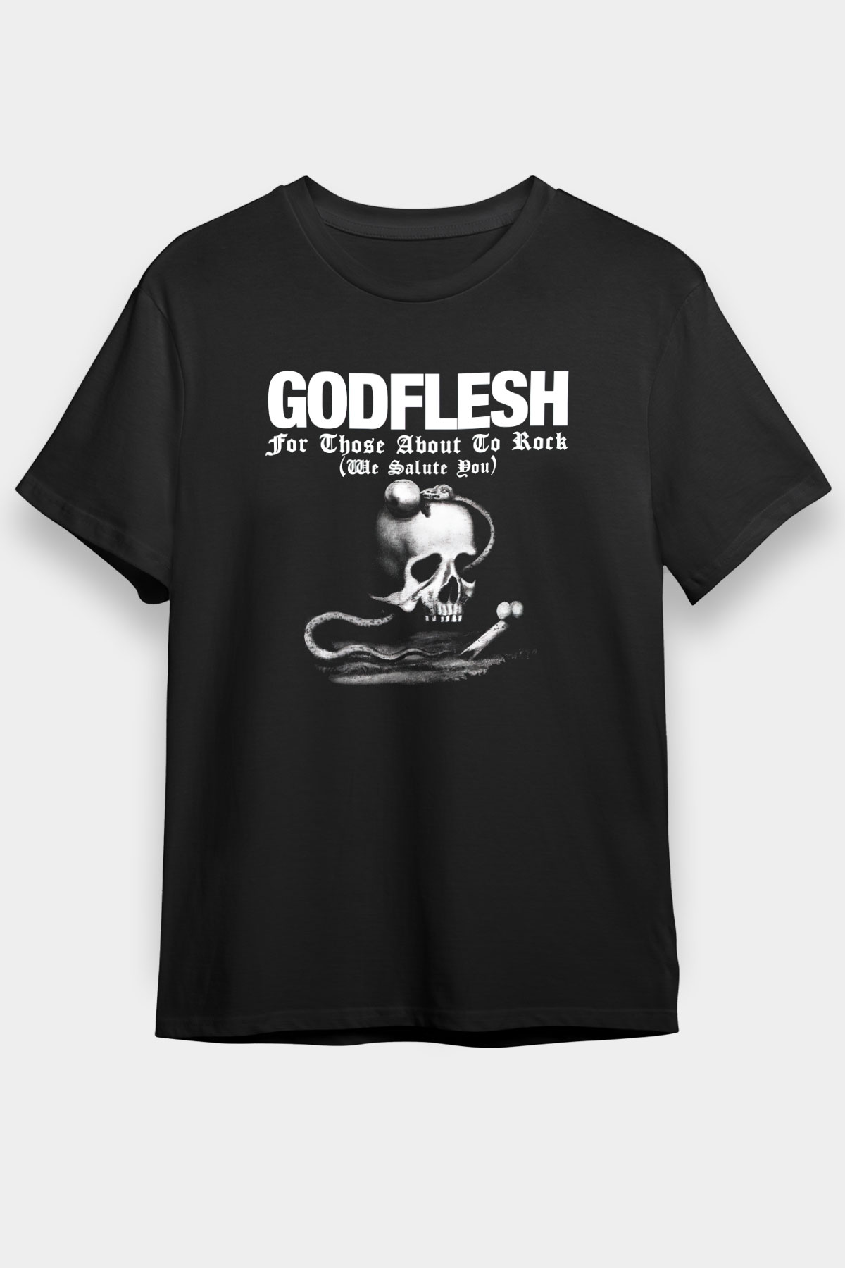 Godflesh Siyah Unisex Tişört T-Shirt - TişörtFabrikası