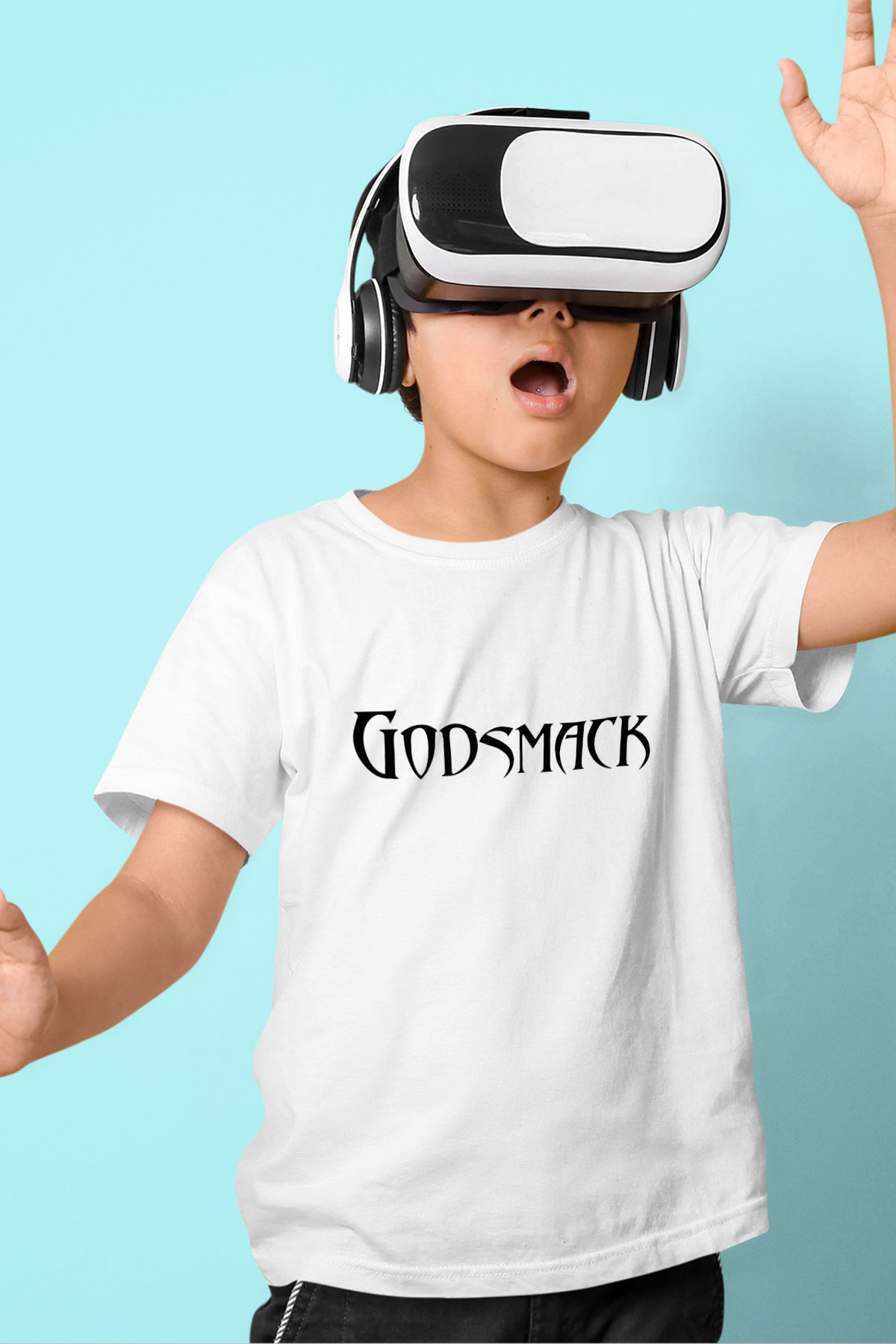 Godsmack Baskılı Beyaz Unisex Çocuk Tişört