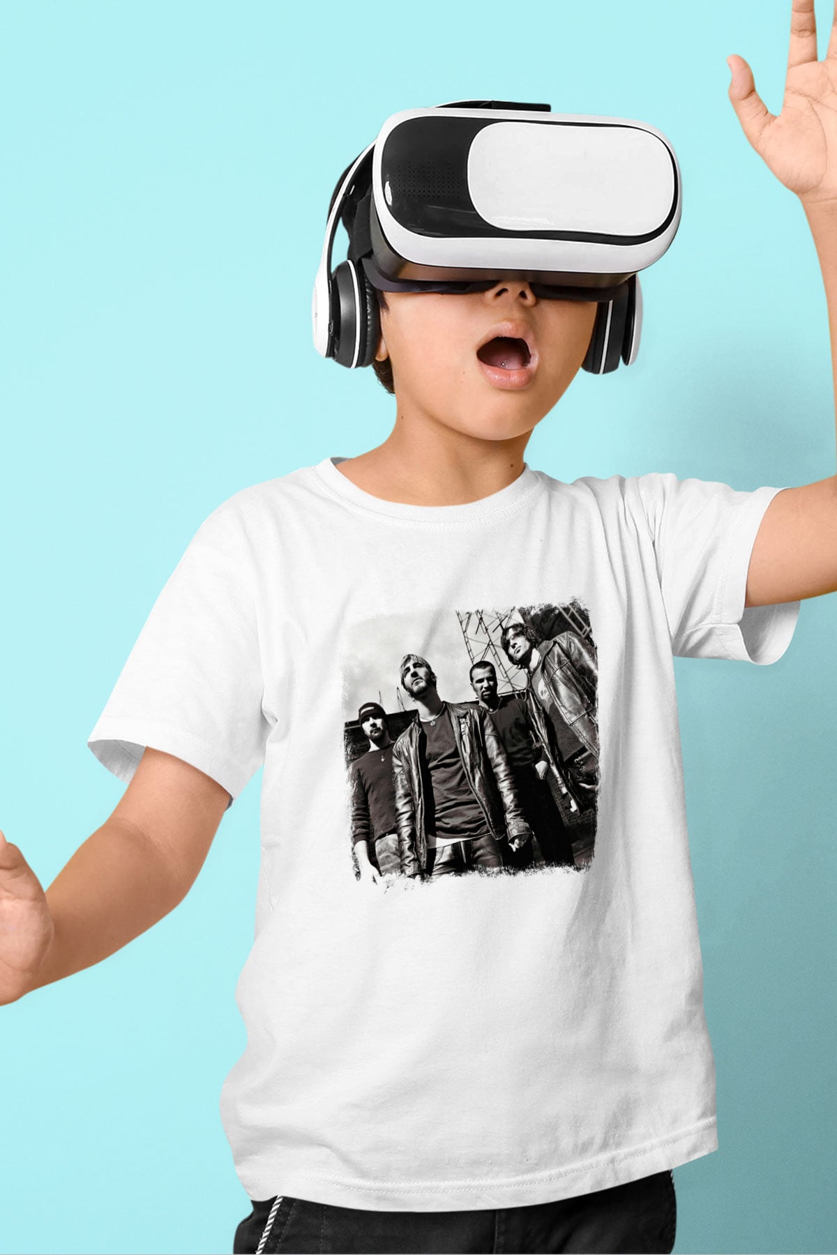Godsmack Baskılı Unisex Beyaz Çocuk Tişört
