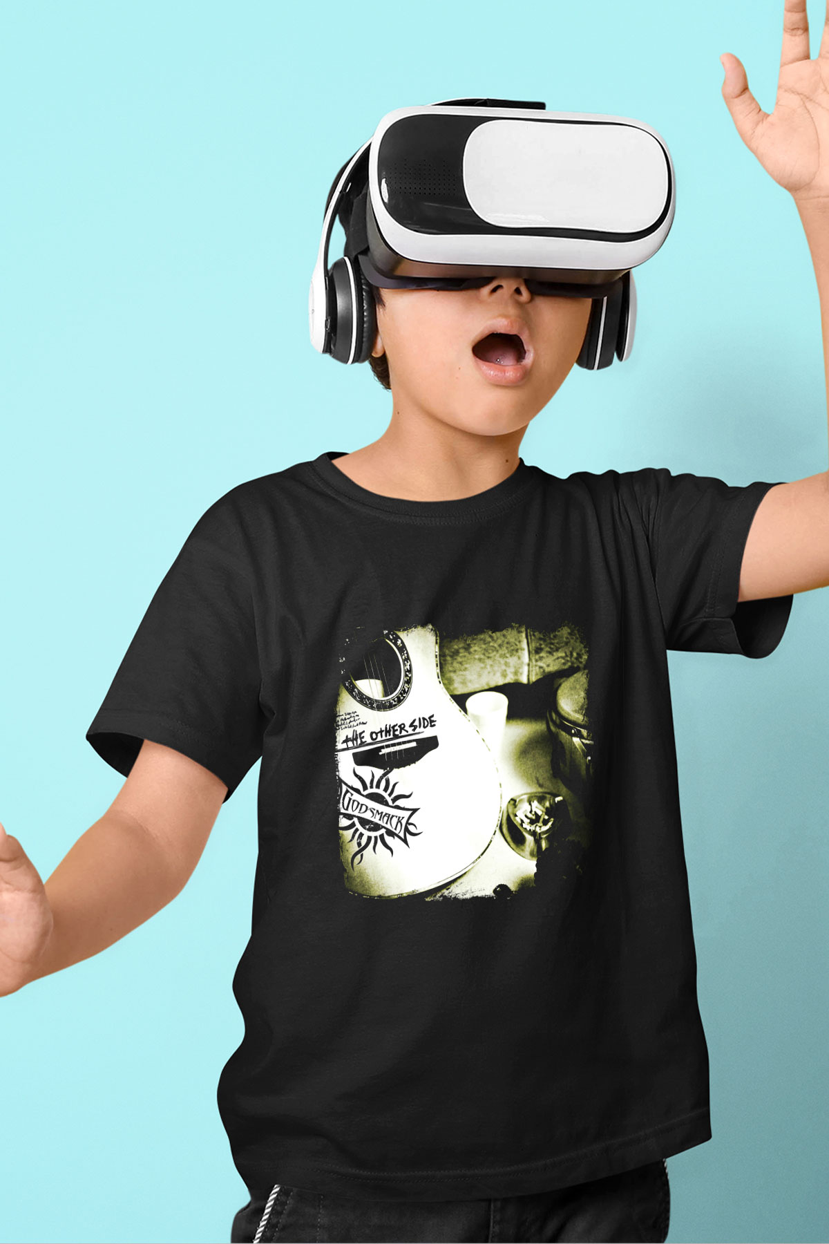 Godsmack Baskılı Unisex Siyah Çocuk Tişört