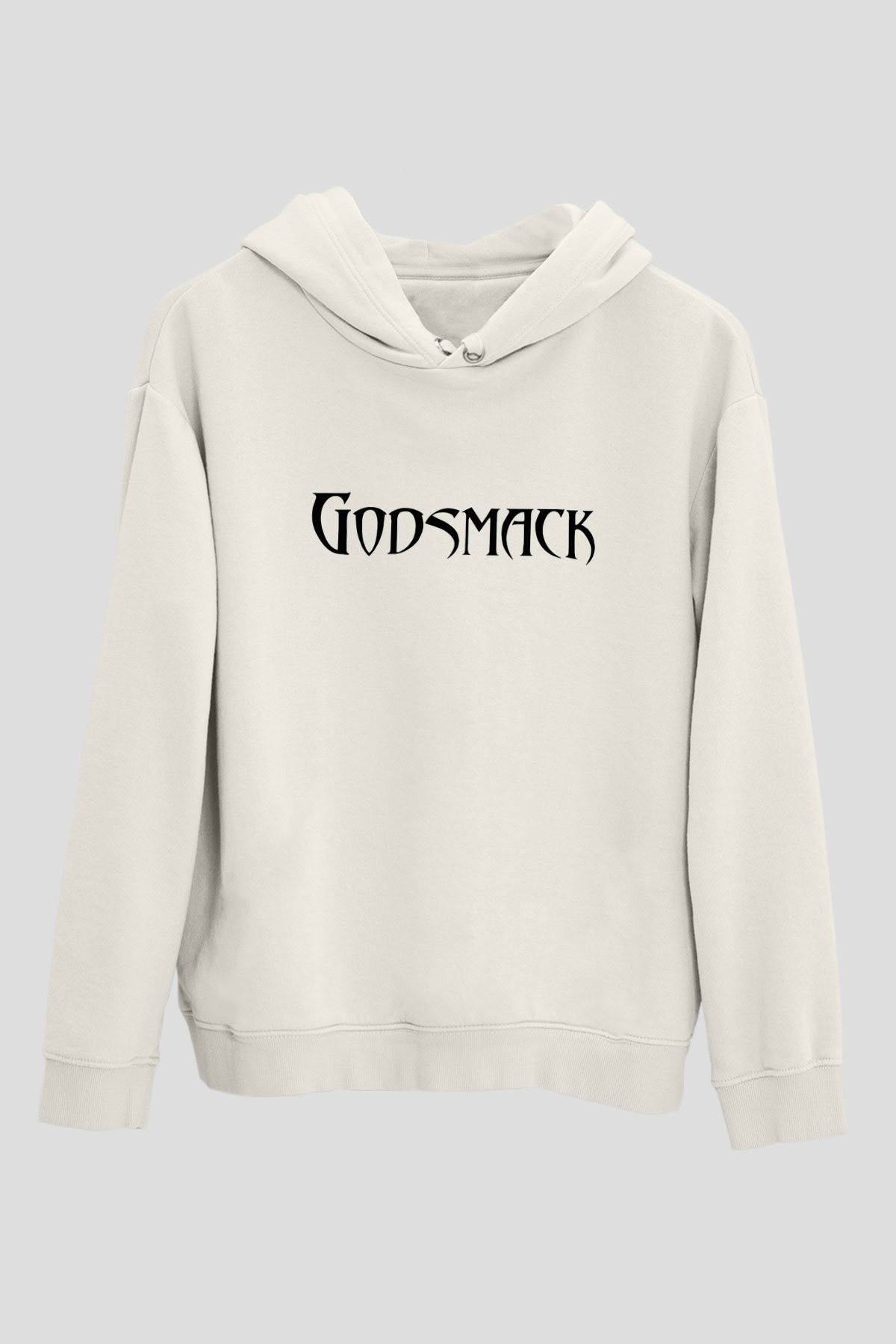 Godsmack Beyaz Unisex Kapşonlu Sweatshirt