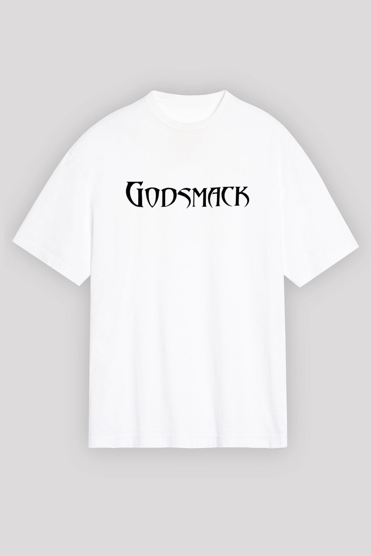 Godsmack Beyaz Unisex Oversize Tişört T-Shirt