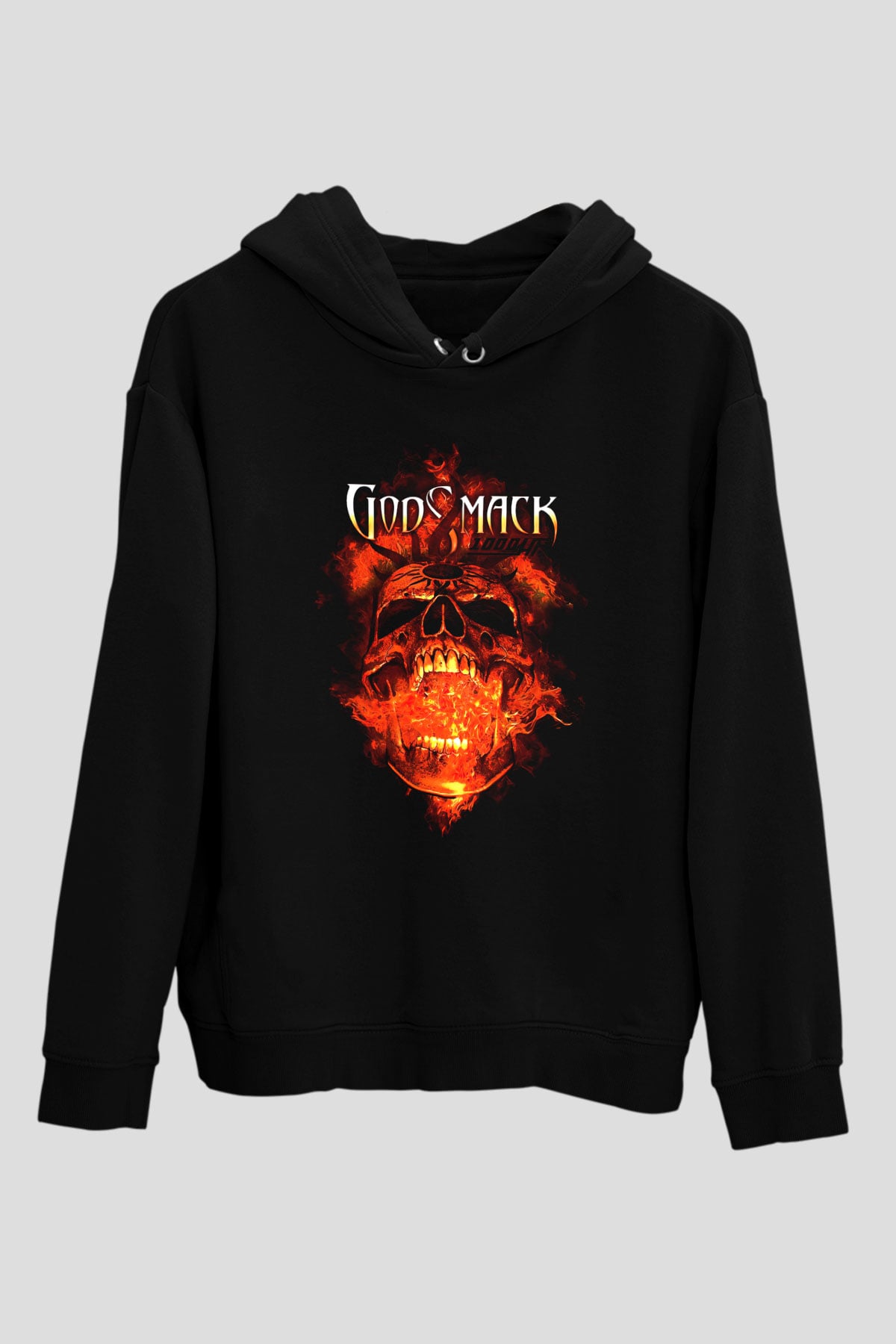Godsmack Siyah Unisex Hoodie