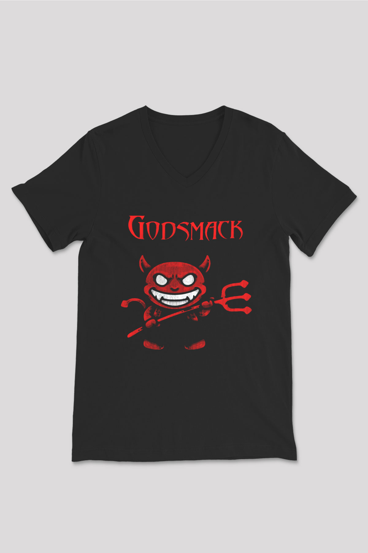 Godsmack Siyah Unisex V Yaka Tişört
