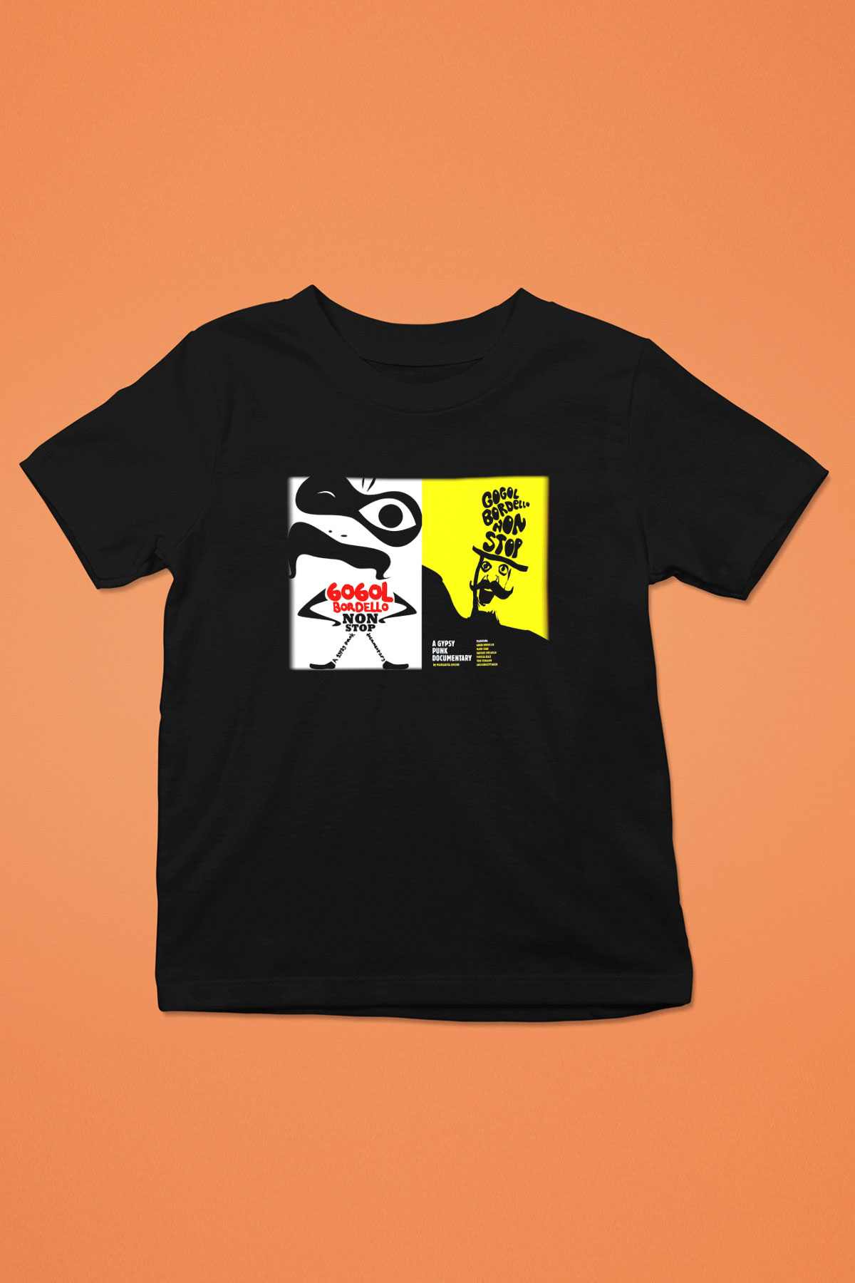 Gogol Bordello Baskılı Siyah Unisex Çocuk Tişört