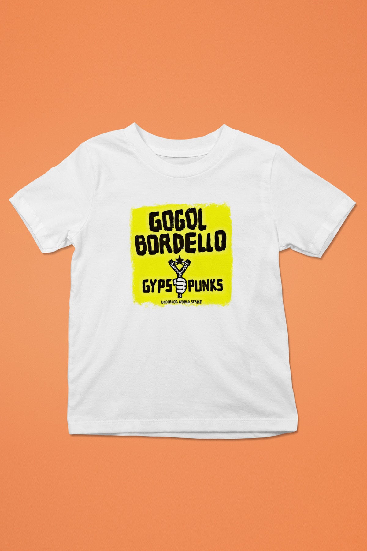 Gogol Bordello Baskılı Unisex Beyaz Çocuk Tişört