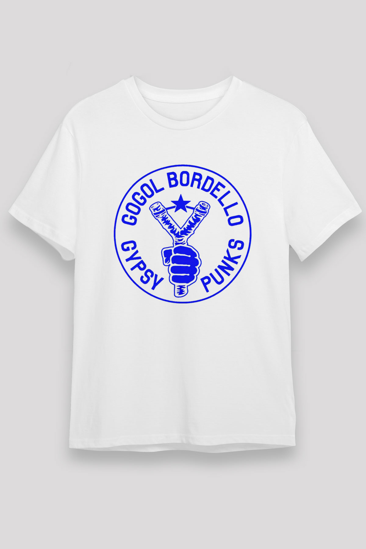 Gogol Bordello Beyaz Unisex Tişört T-Shirt - TişörtFabrikası