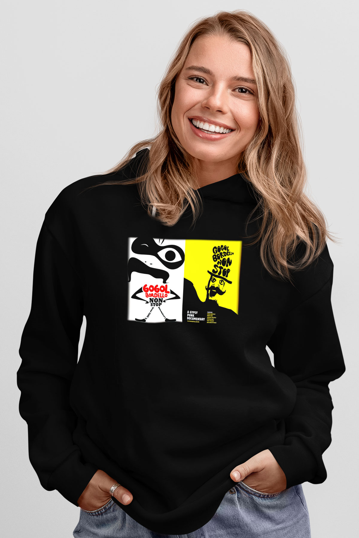Gogol Bordello Siyah Unisex Hoodie
