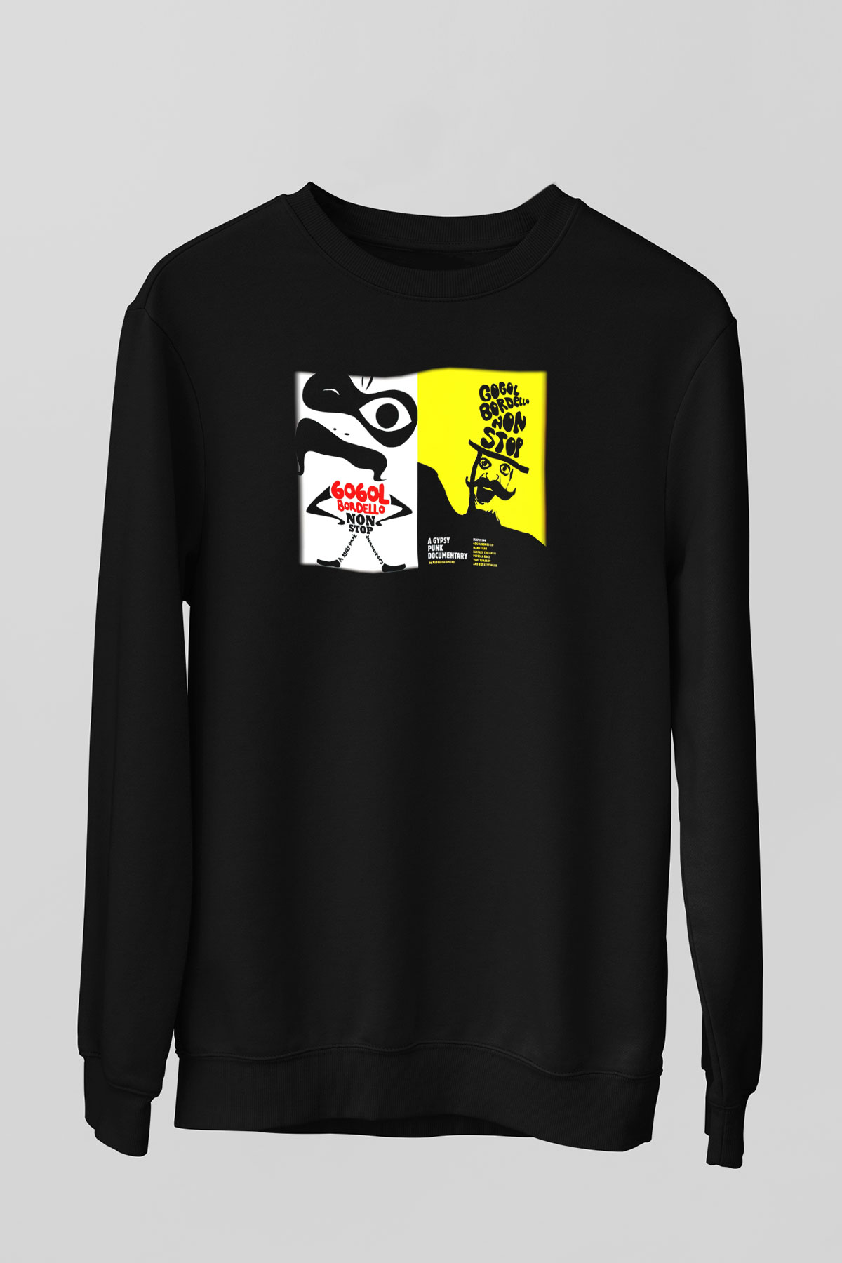 Gogol Bordello Siyah Unisex Sweatshirt