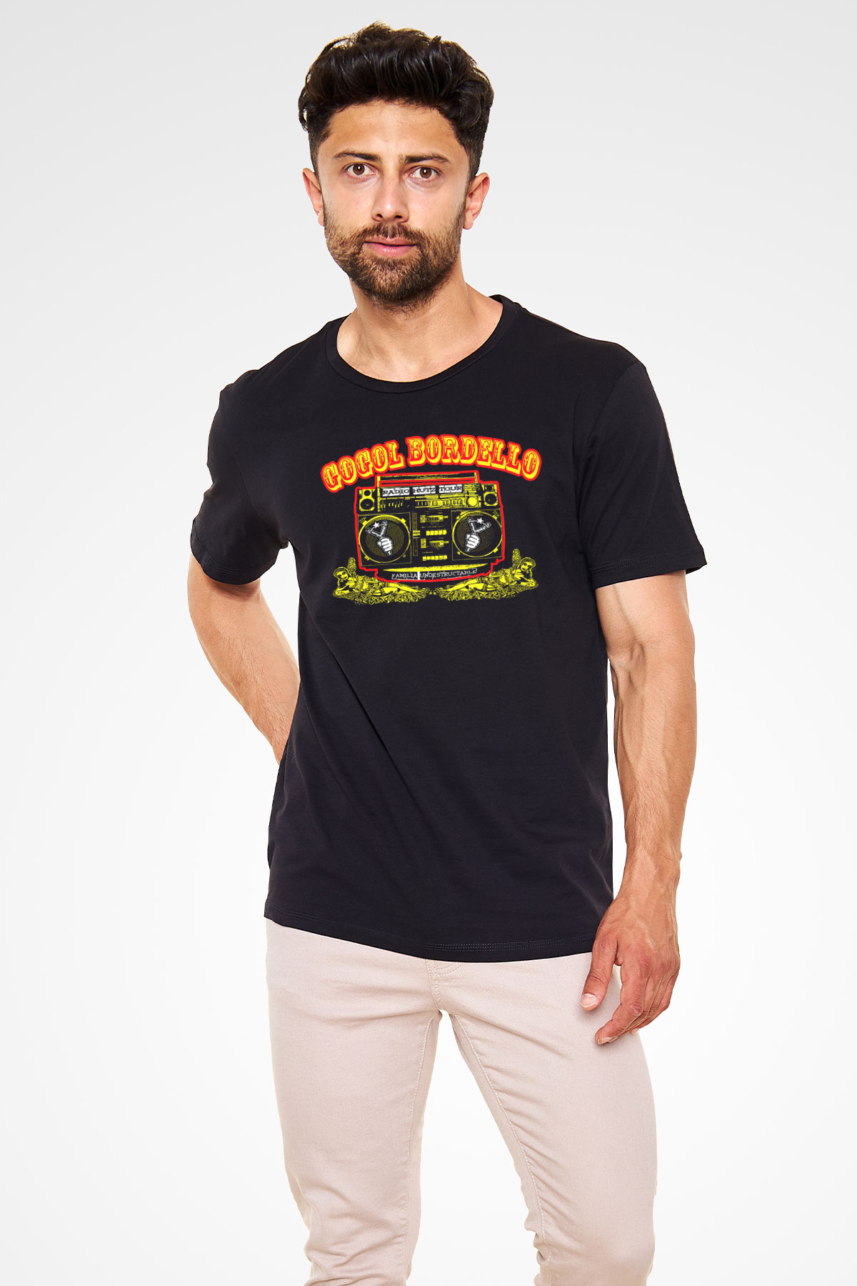 Gogol Bordello Siyah Unisex Tişört T-Shirt - TişörtFabrikası