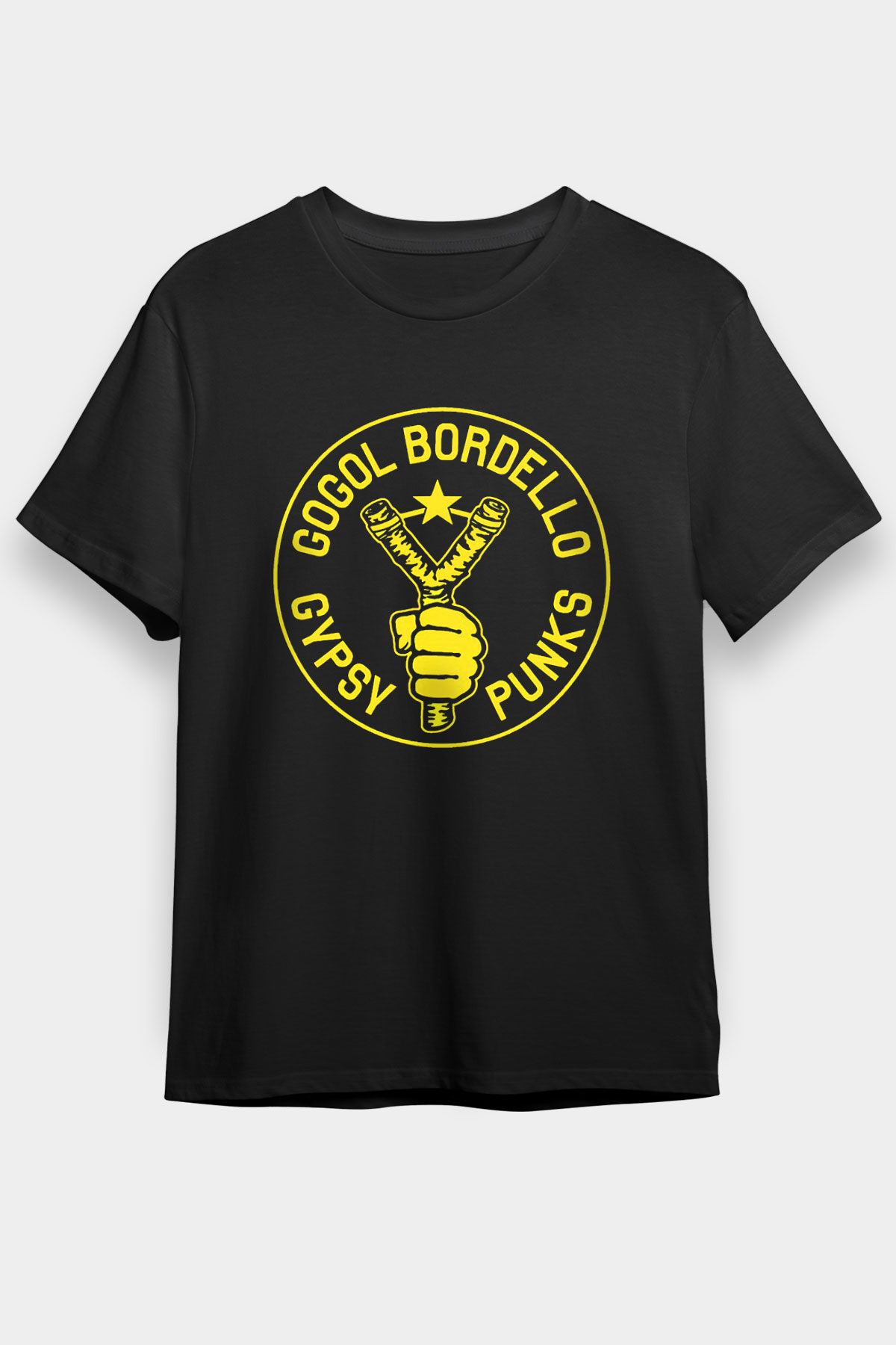 Gogol Bordello Siyah Unisex Tişört T-Shirt - TişörtFabrikası