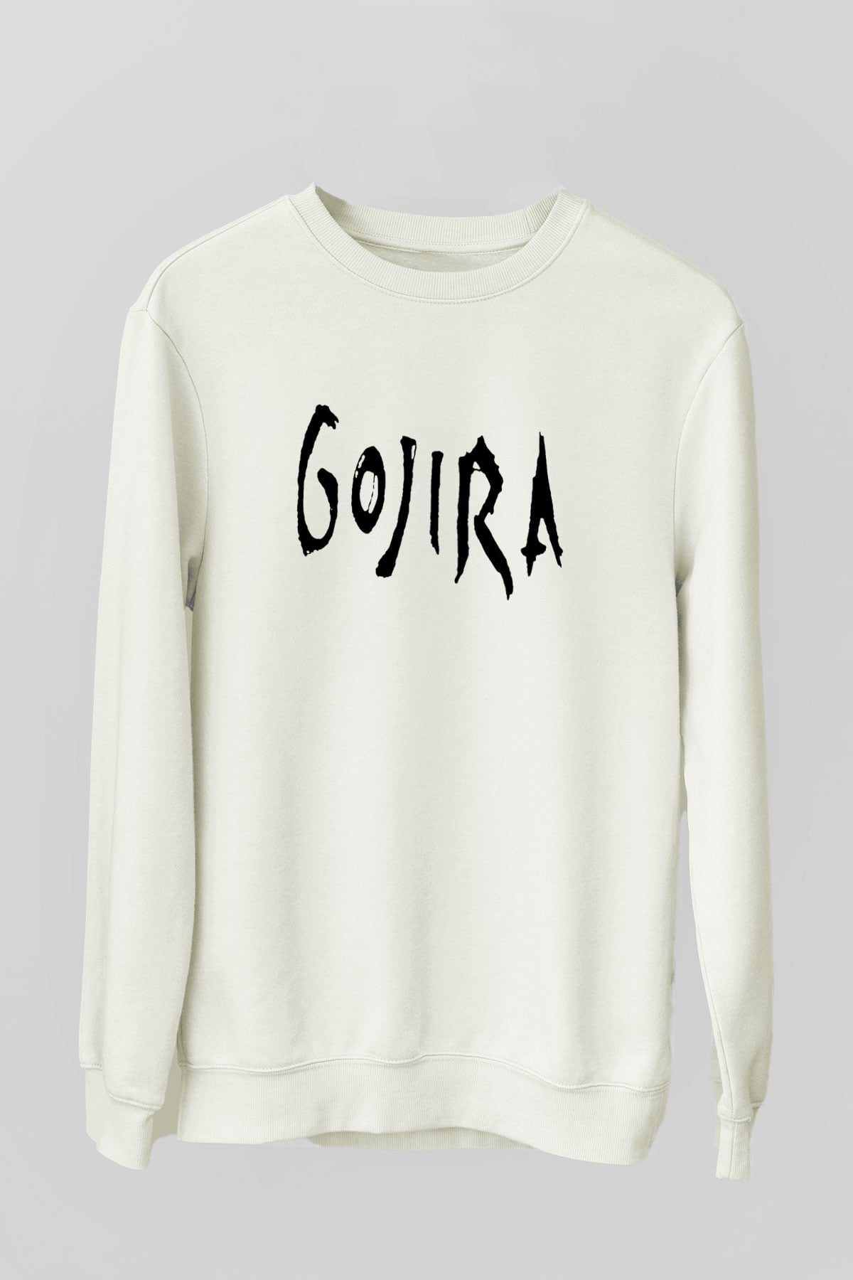 Gojira Beyaz Unisex Sweatshirt