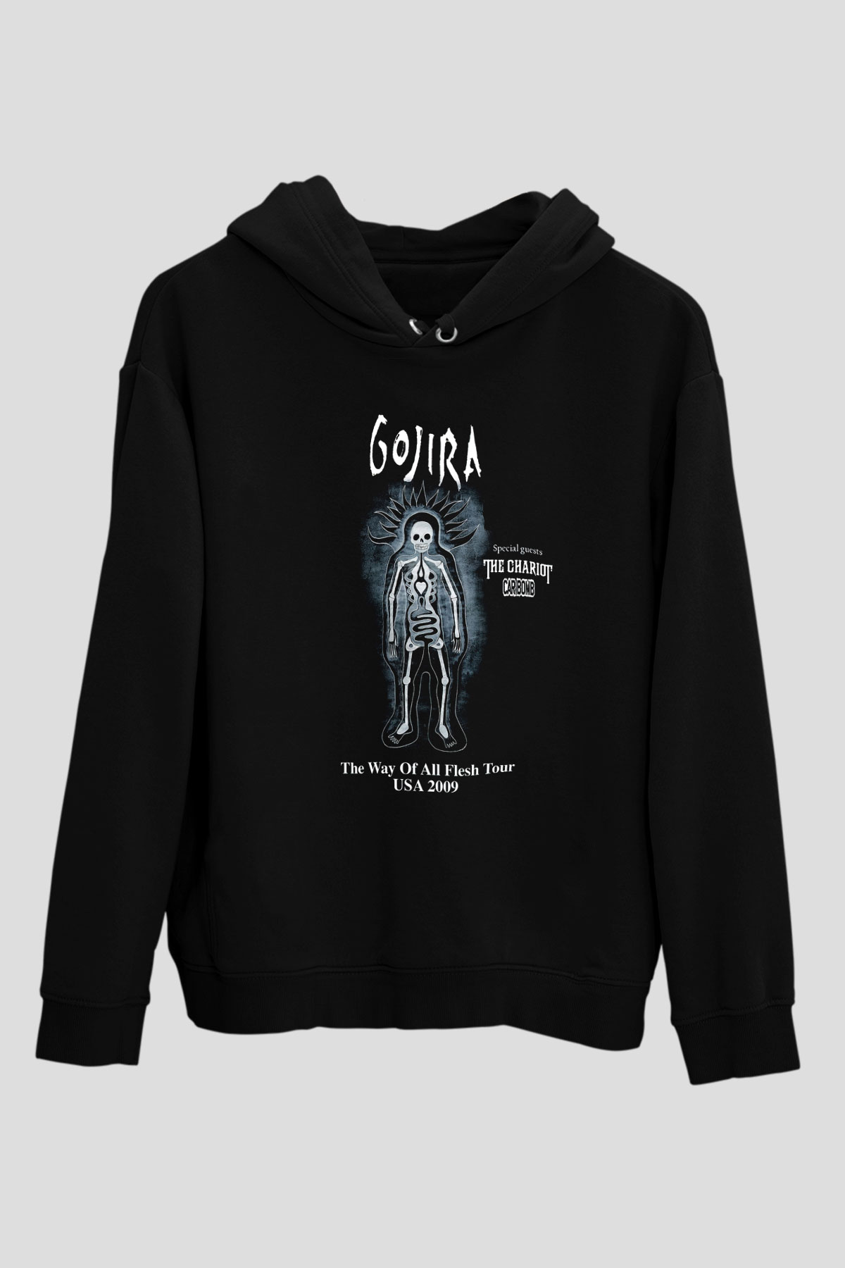 Gojira Siyah Unisex Hoodie