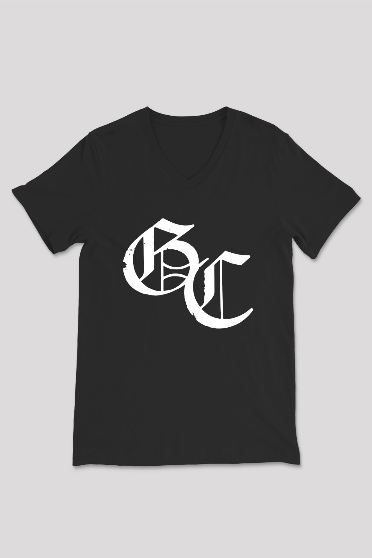 Good Charlotte Siyah Unisex V Yaka Tişört T-Shirt