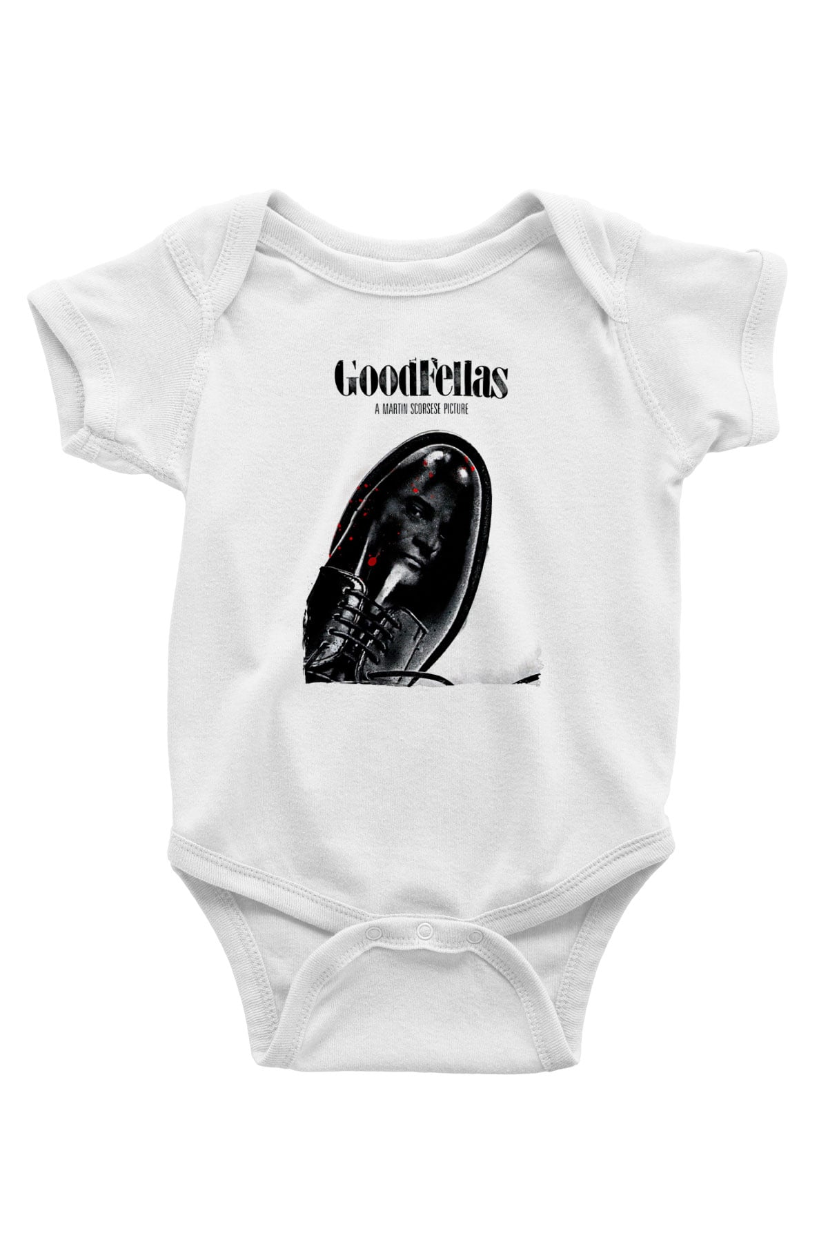 Goodfellas Baskılı Beyaz Unisex Bebek Body - Zıbın