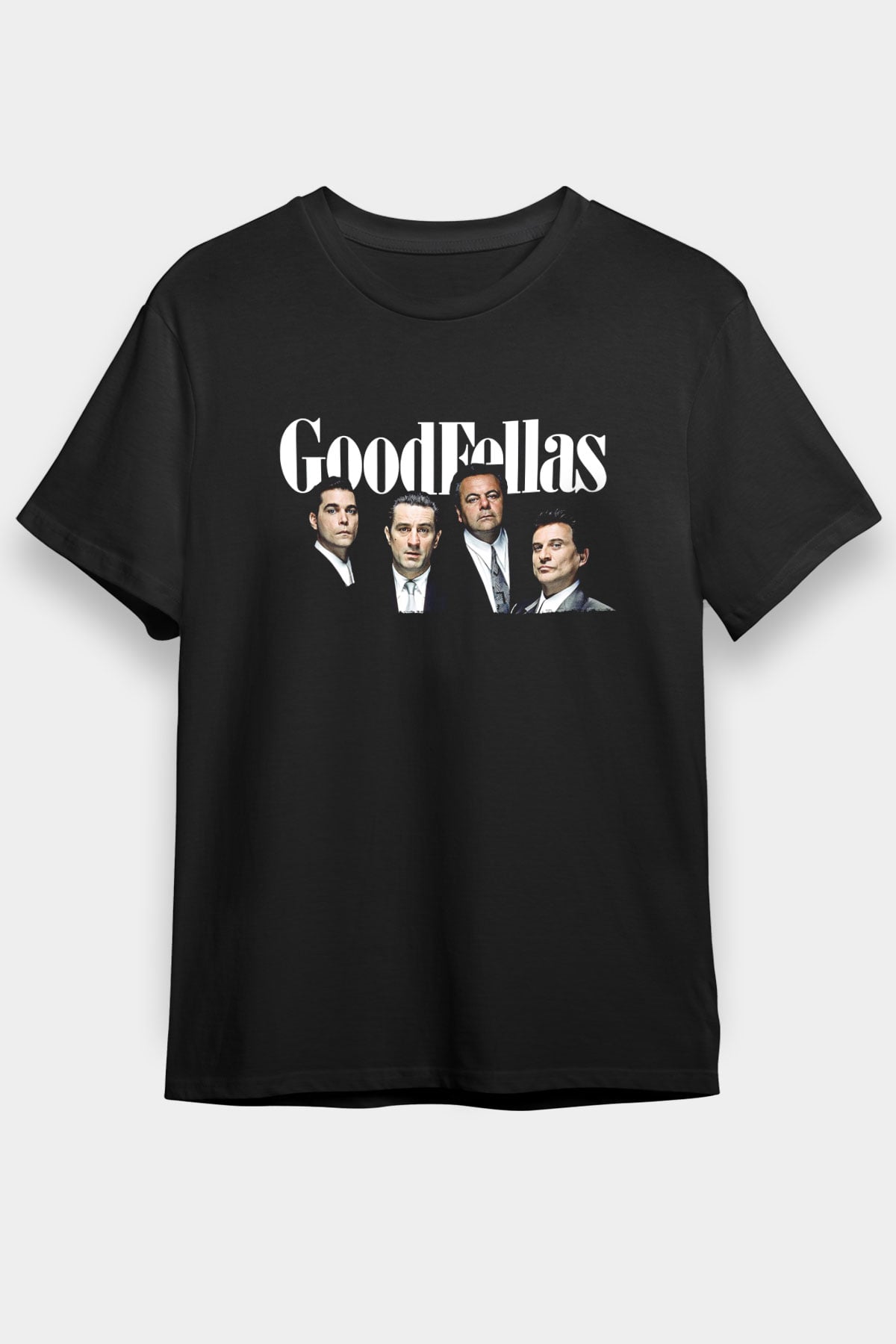 Goodfellas Baskılı Unisex Siyah Tişört - Tshirt
