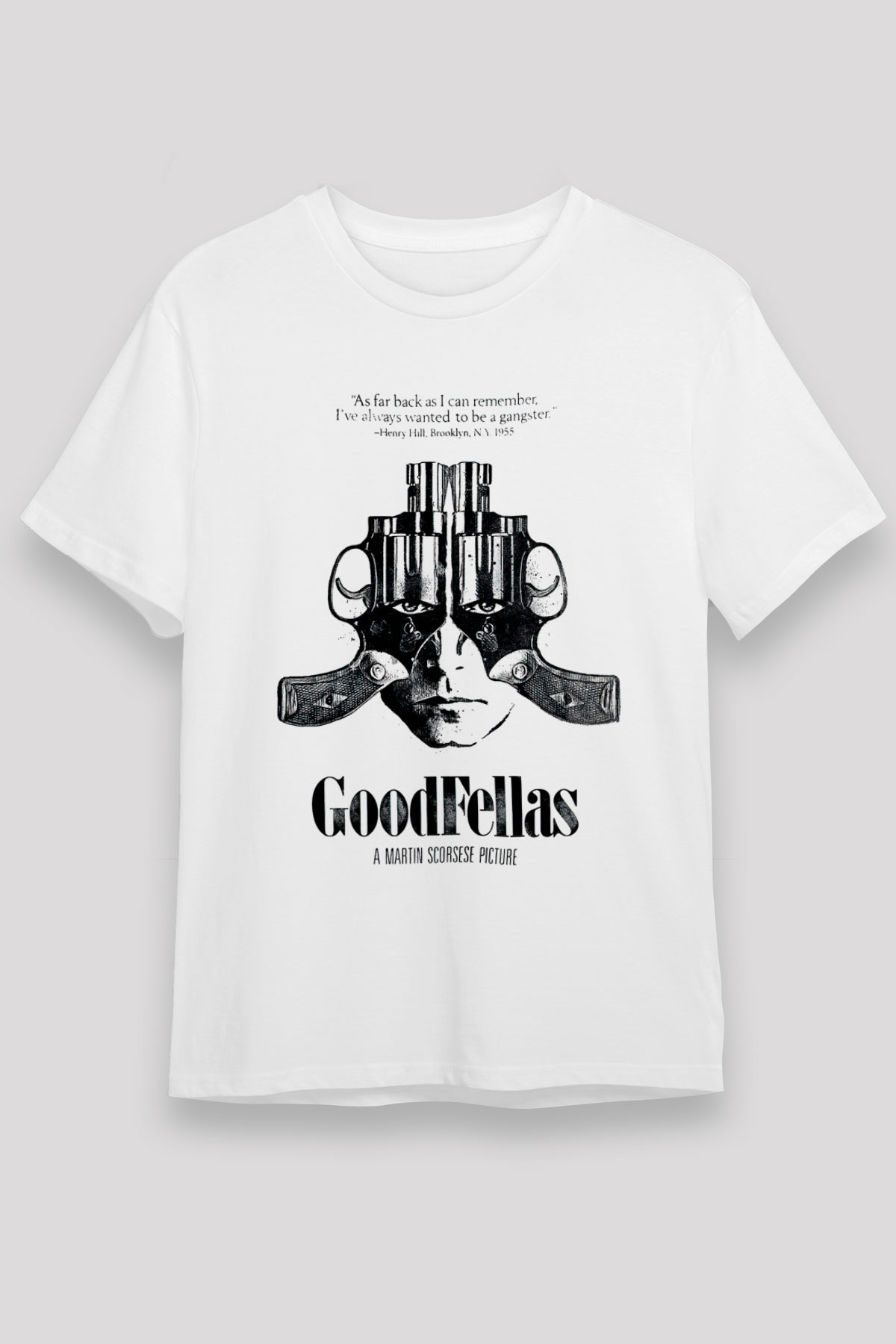 Goodfellas Unisex Baskılı Beyaz Tişört - Tshirt