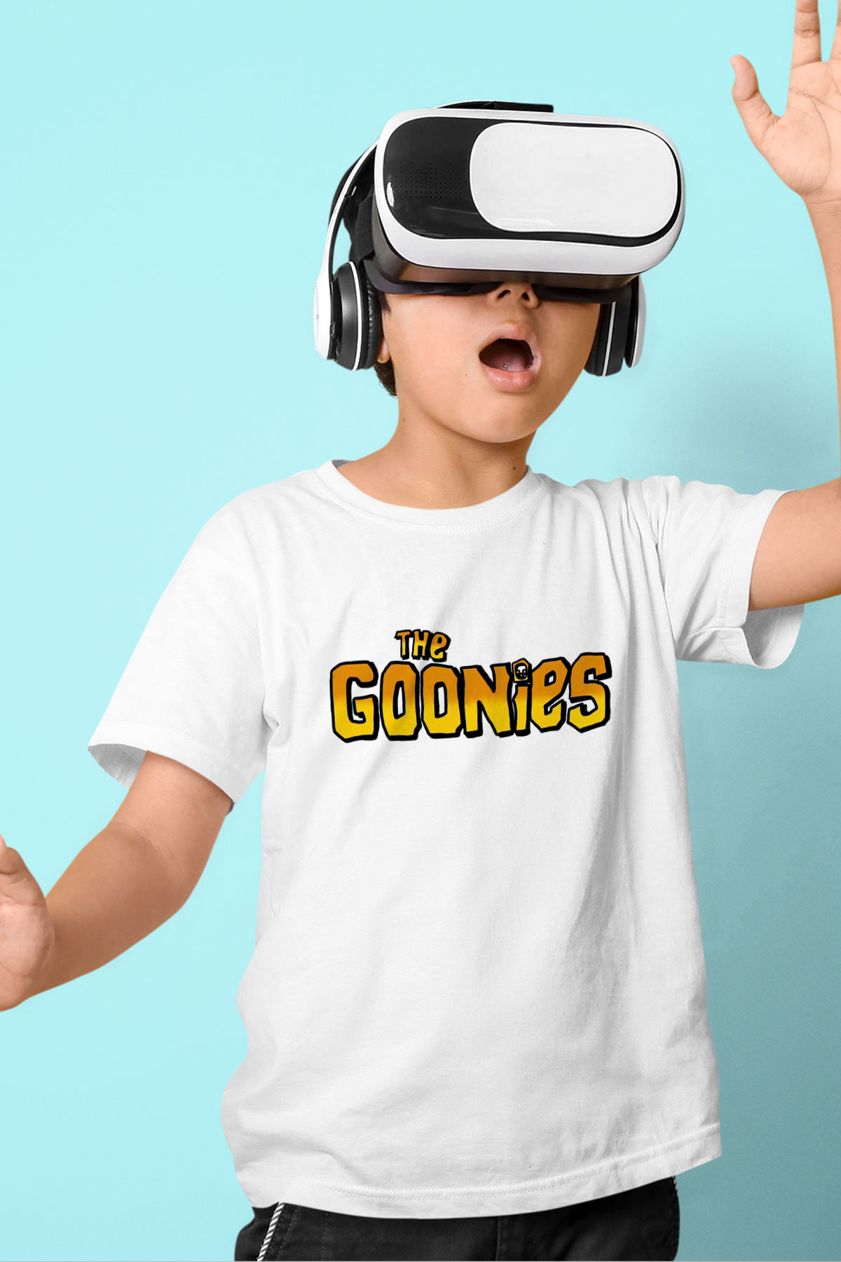 Goonies Beyaz Unisex  Çocuk Tişört