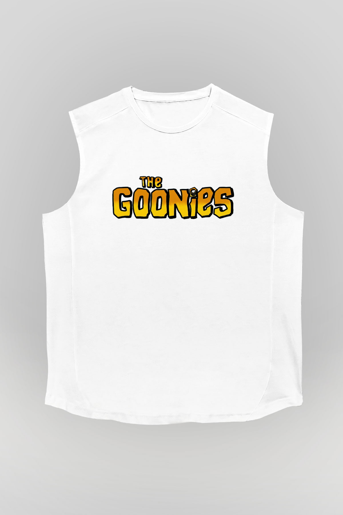 Goonies Beyaz Unisex  Kolsuz Tişört