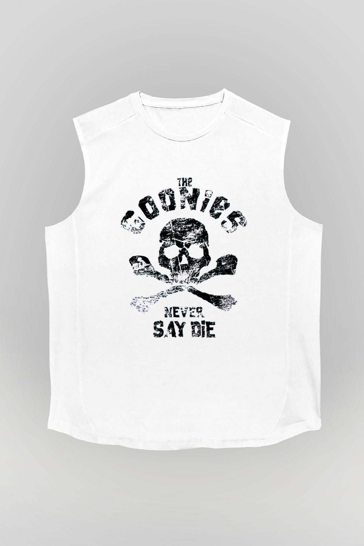 Goonies Beyaz Unisex  Kolsuz Tişört