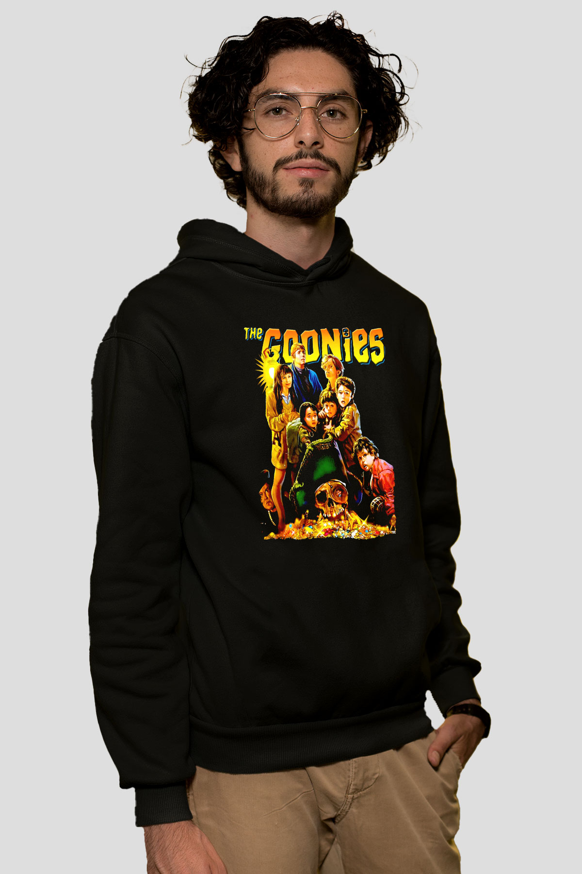 Goonies Siyah Unisex Hoodie