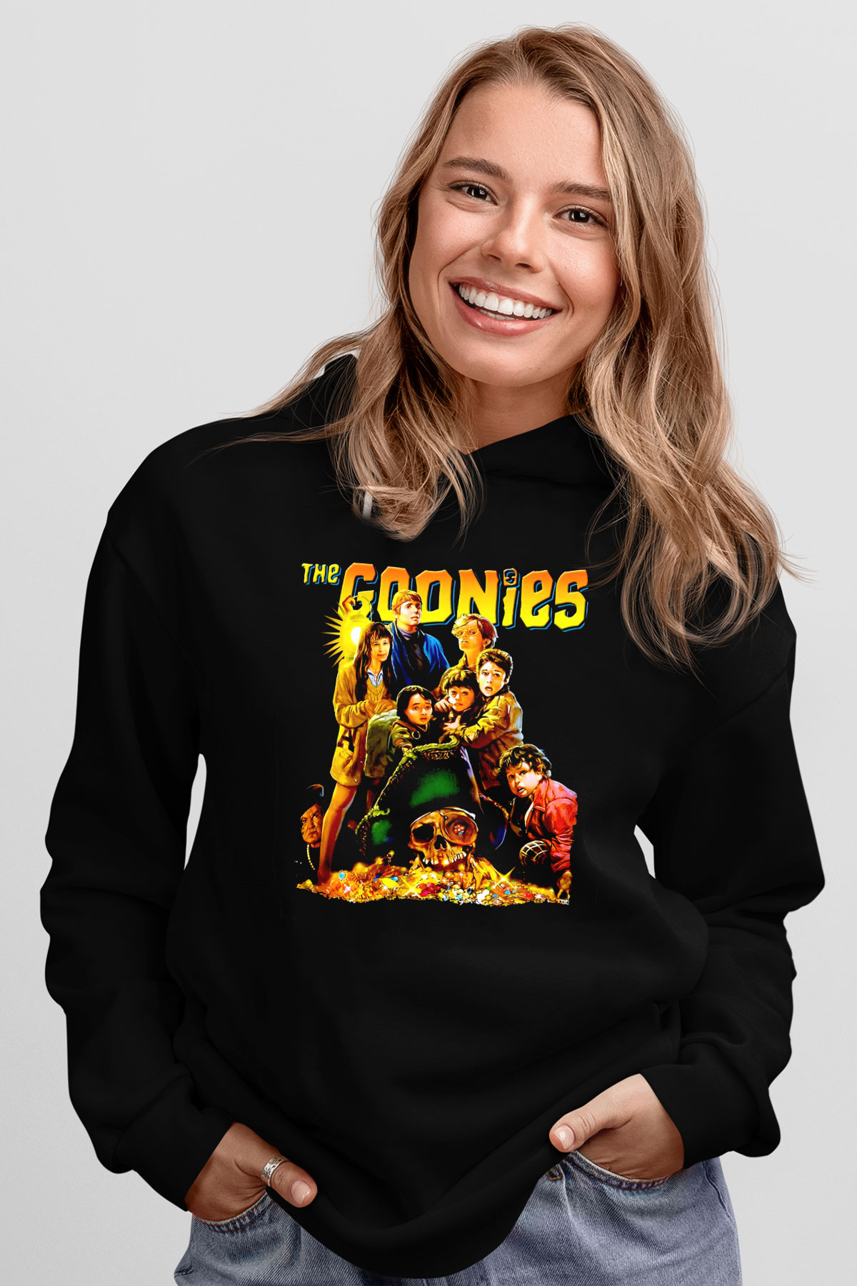 Goonies Siyah Unisex Hoodie