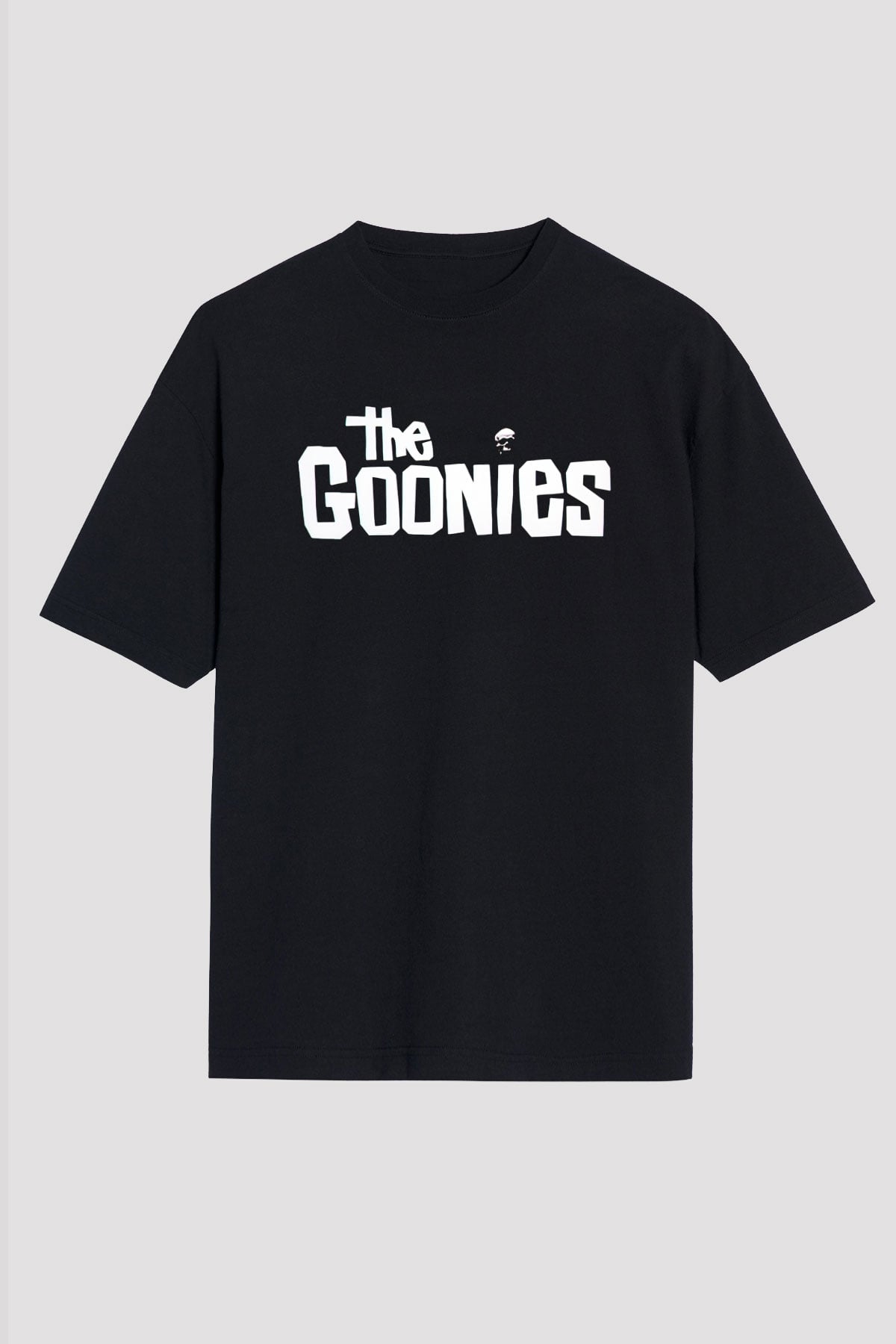 Goonies Siyah Unisex Oversize Tişört