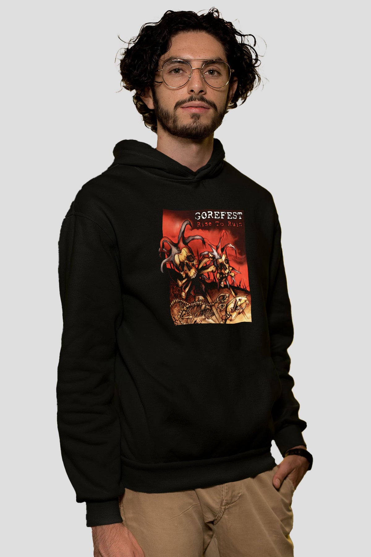 Gorefest Siyah Unisex Hoodie