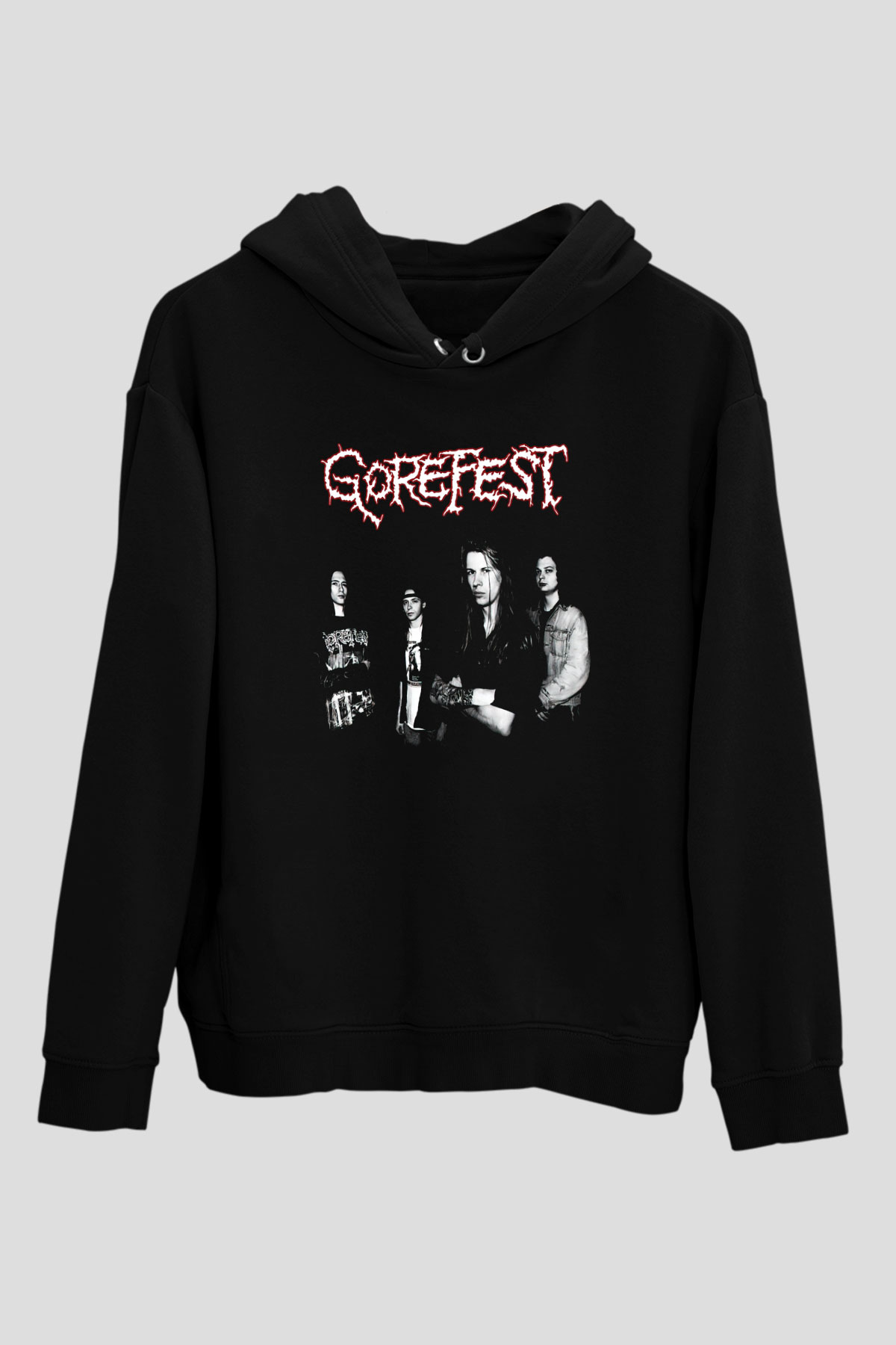 Gorefest Siyah Unisex Hoodie