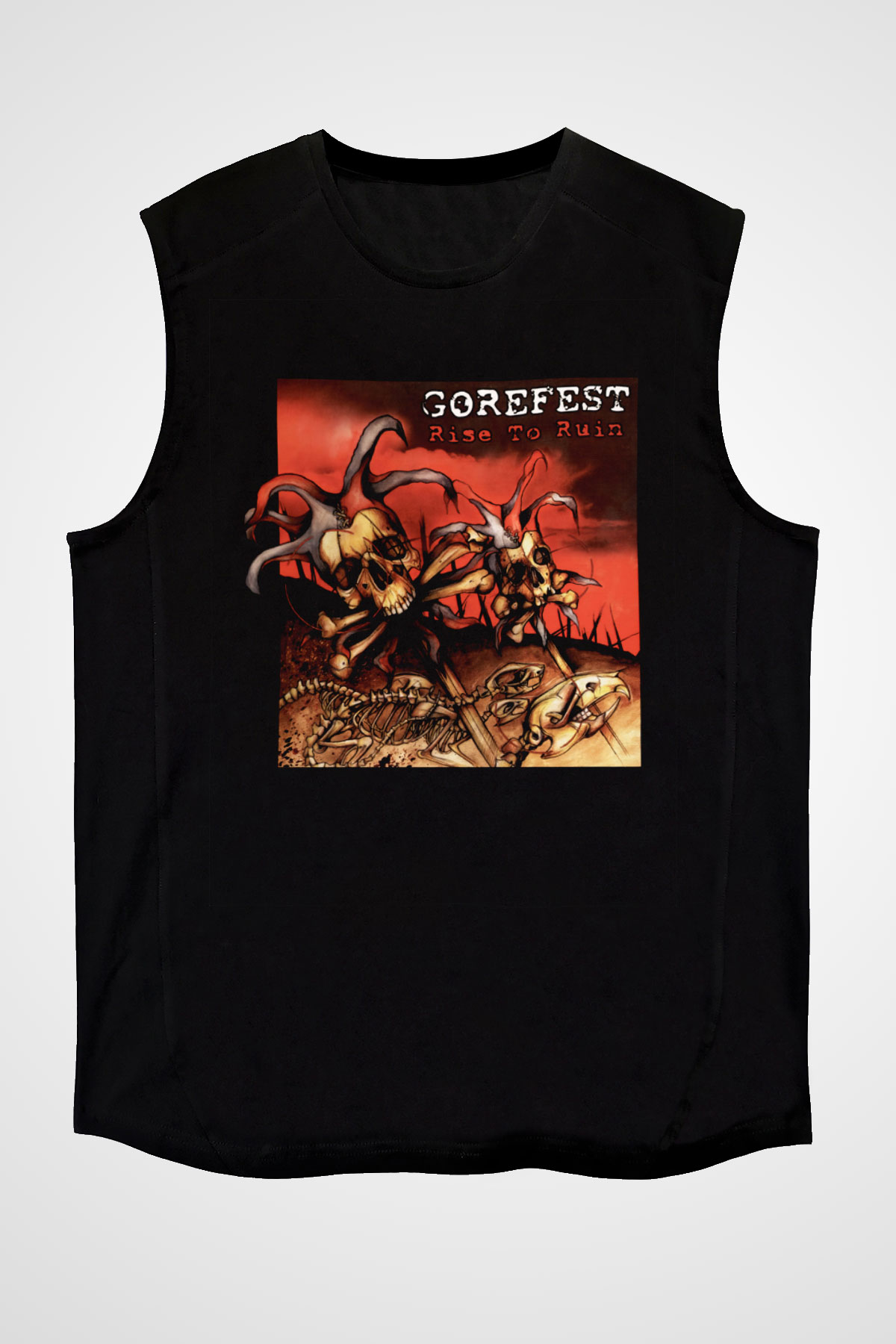 Gorefest Siyah Unisex Kolsuz Tişört