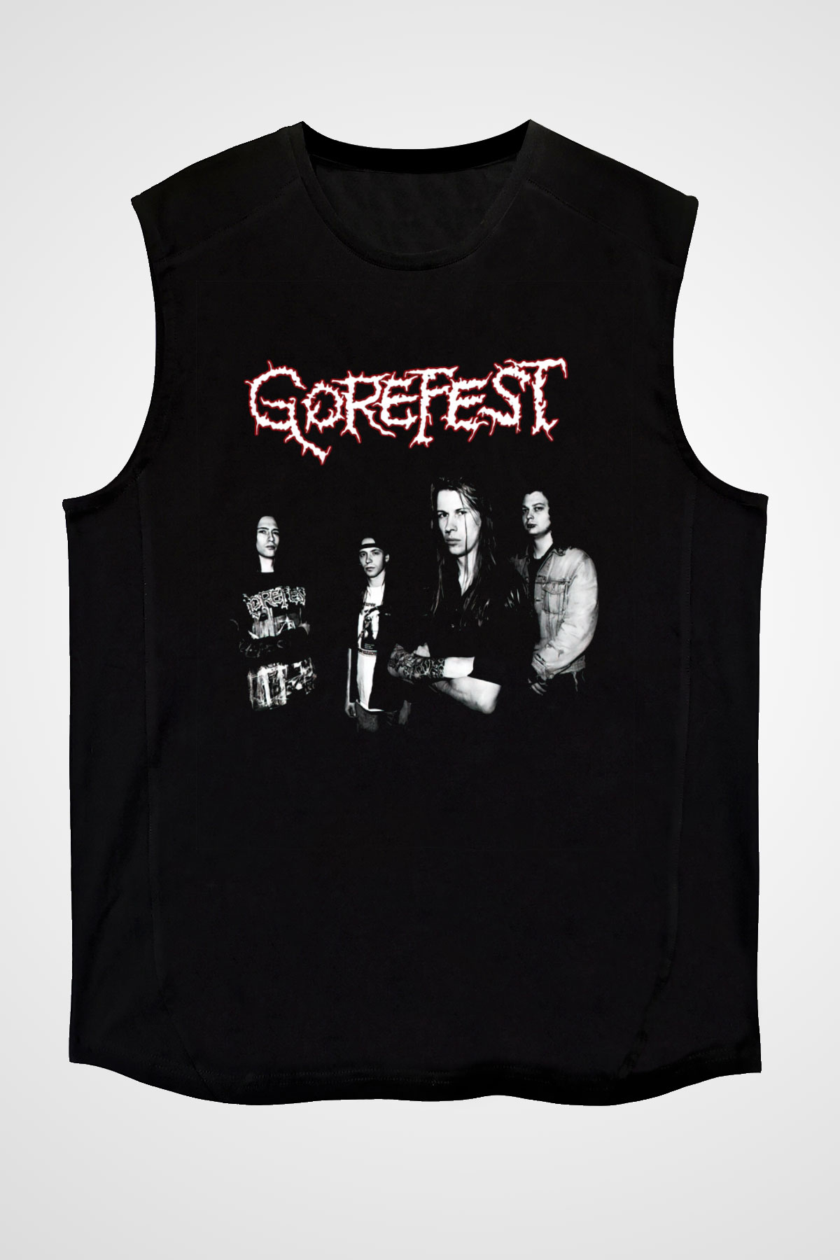 Gorefest Siyah Unisex Kolsuz Tişört