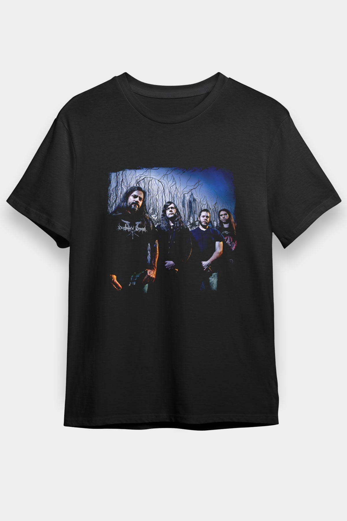 Gorguts Baskılı Unisex Siyah Tişört