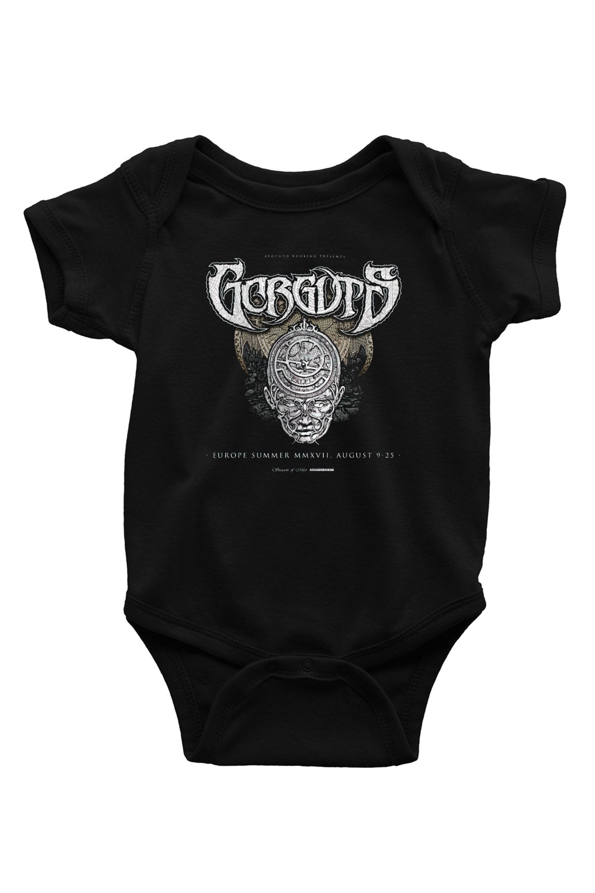 Gorguts Siyah Bebek Body - Zıbın