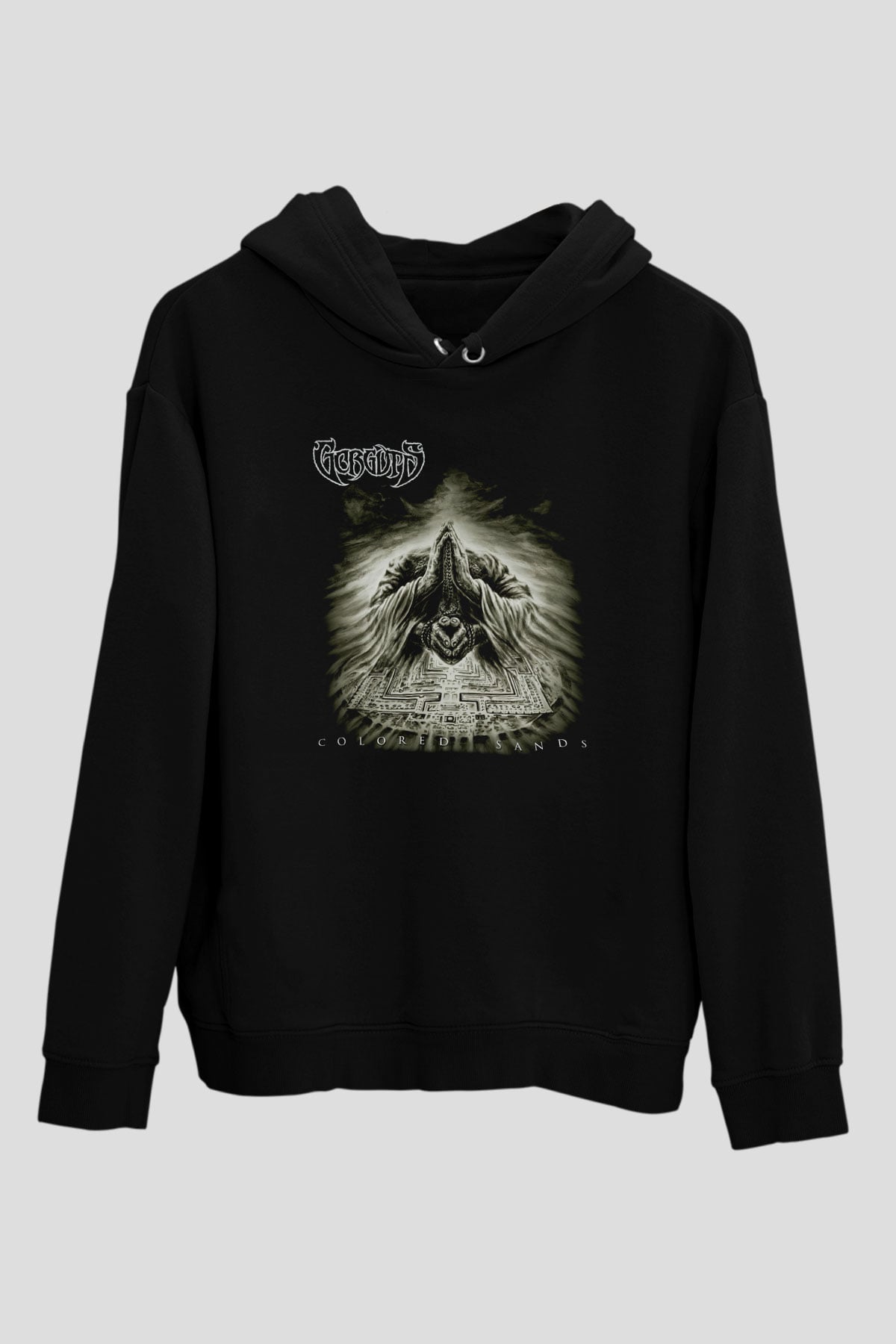 Gorguts Siyah Unisex Hoodie