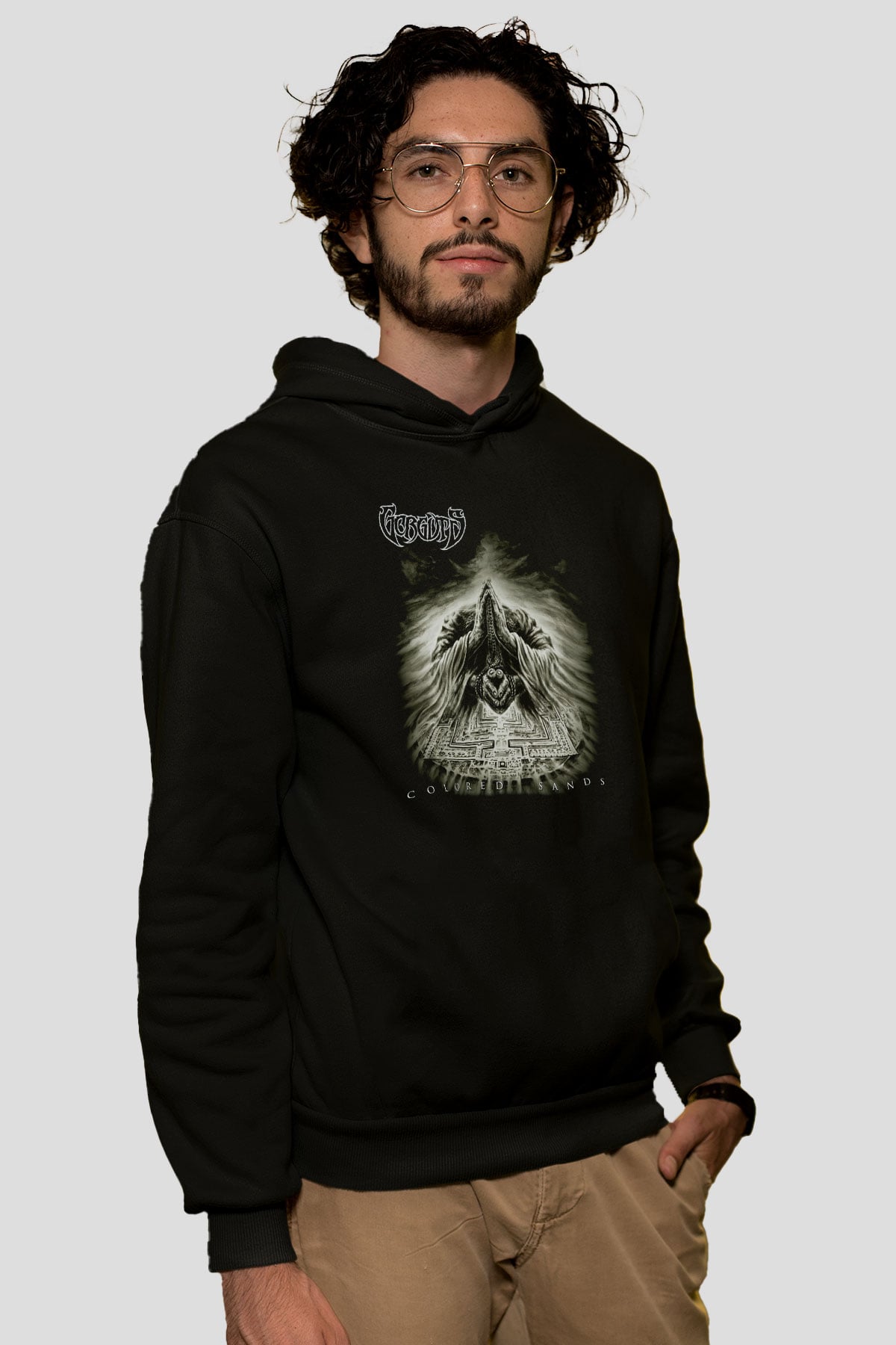 Gorguts Siyah Unisex Hoodie