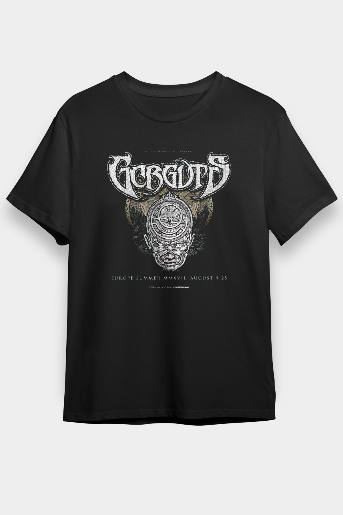 Gorguts Siyah Unisex Tişört T-Shirt - TişörtFabrikası