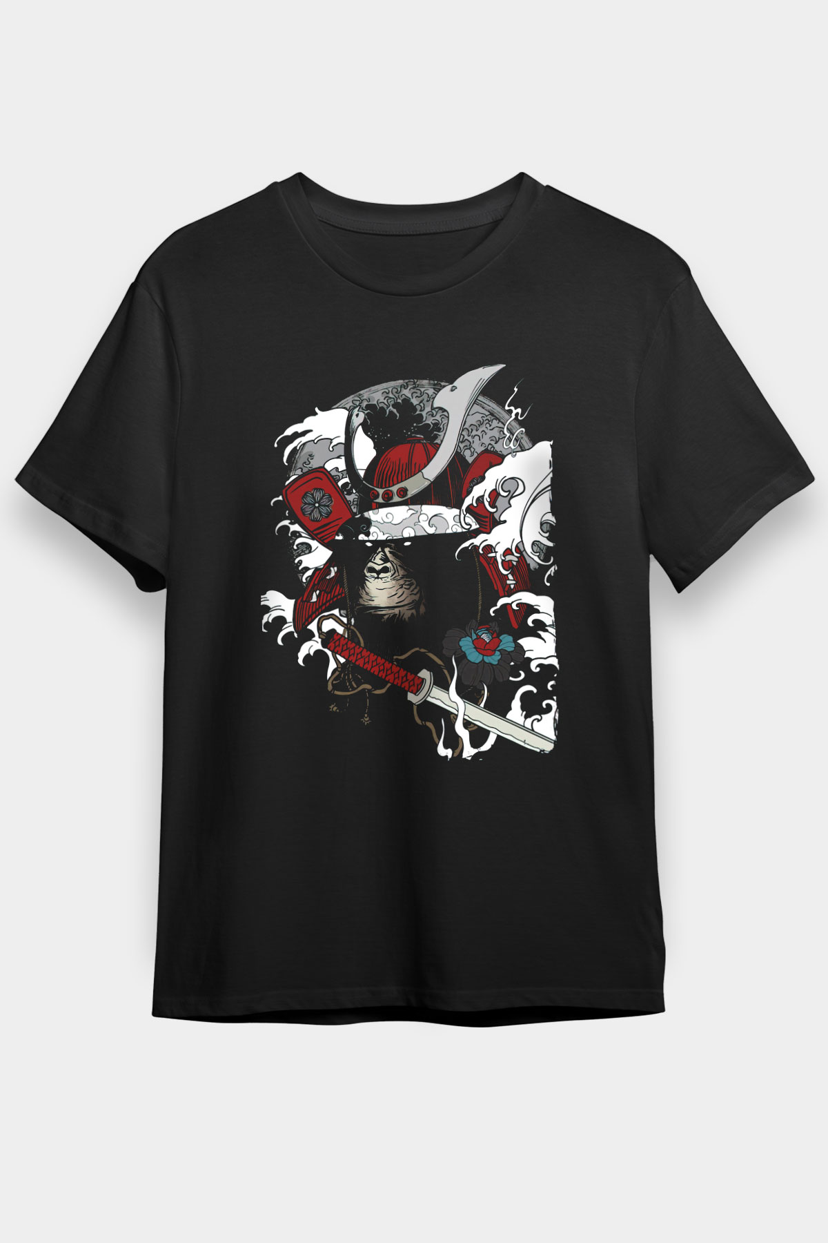 Goril Siyah Unisex Tişört T-Shirt - TişörtFabrikası