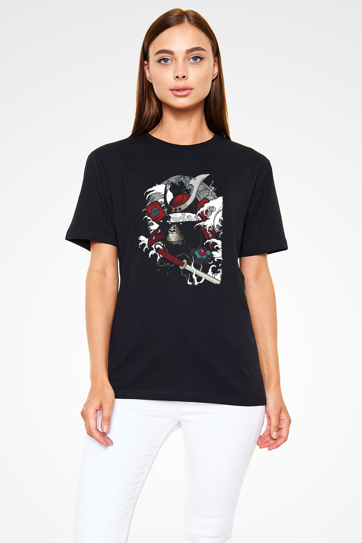 Goril Siyah Unisex Tişört T-Shirt - TişörtFabrikası
