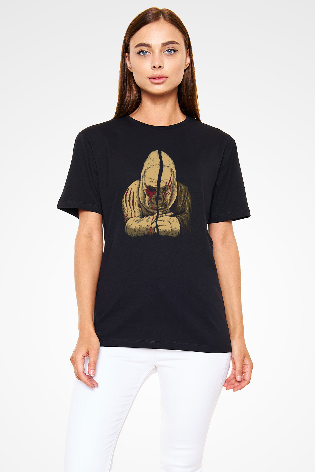 Goril Siyah Unisex Tişört T-Shirt - TişörtFabrikası